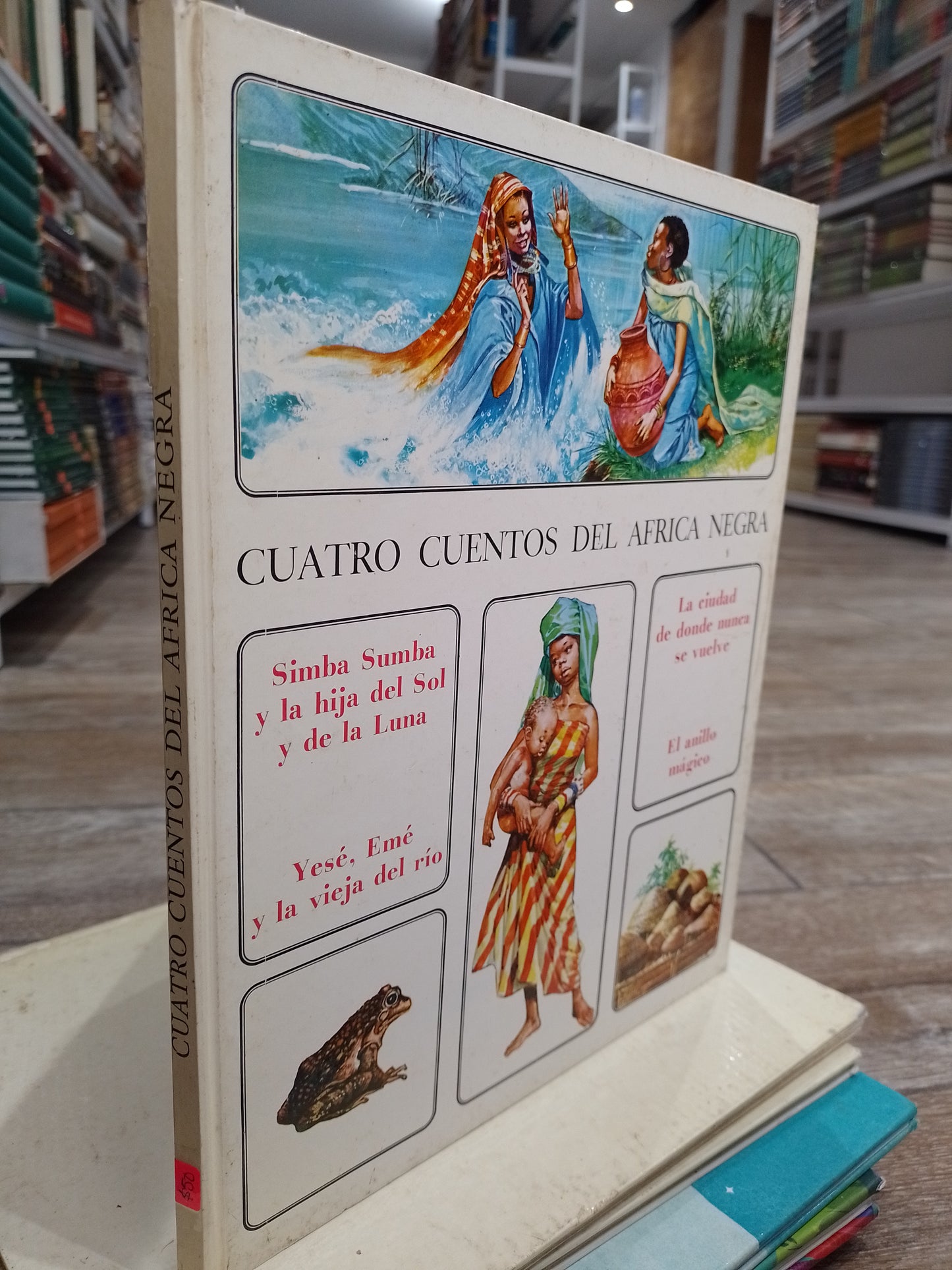 CUATRO CUENTOS DEL AFRICA NEGRA USADO INFANTIL JUAREZ 515