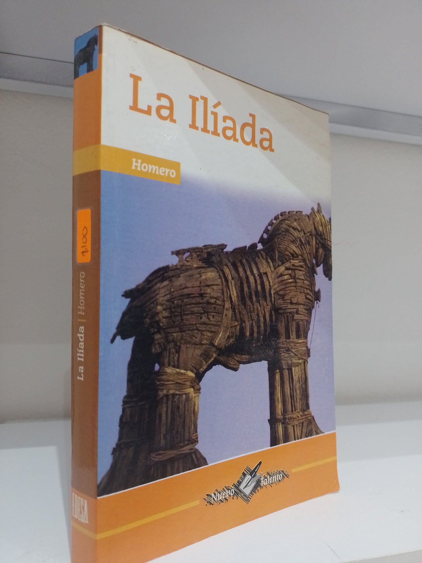 LA ILIADA POR HOMERO USADO NOVELA JUAREZ 515