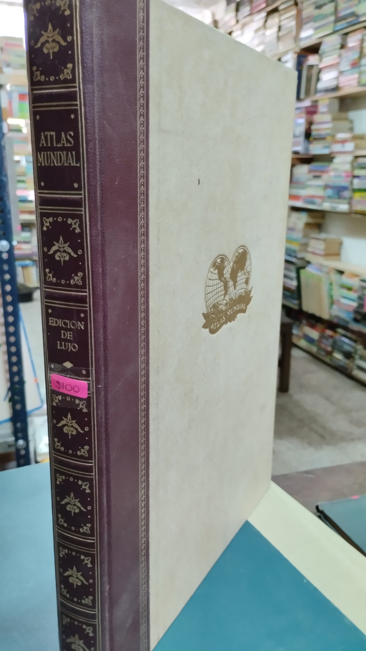 ATLAS MUNDIAL POR JOHN W CLUTE LIBRO USADO GEOGRAFÍA ALDAMA