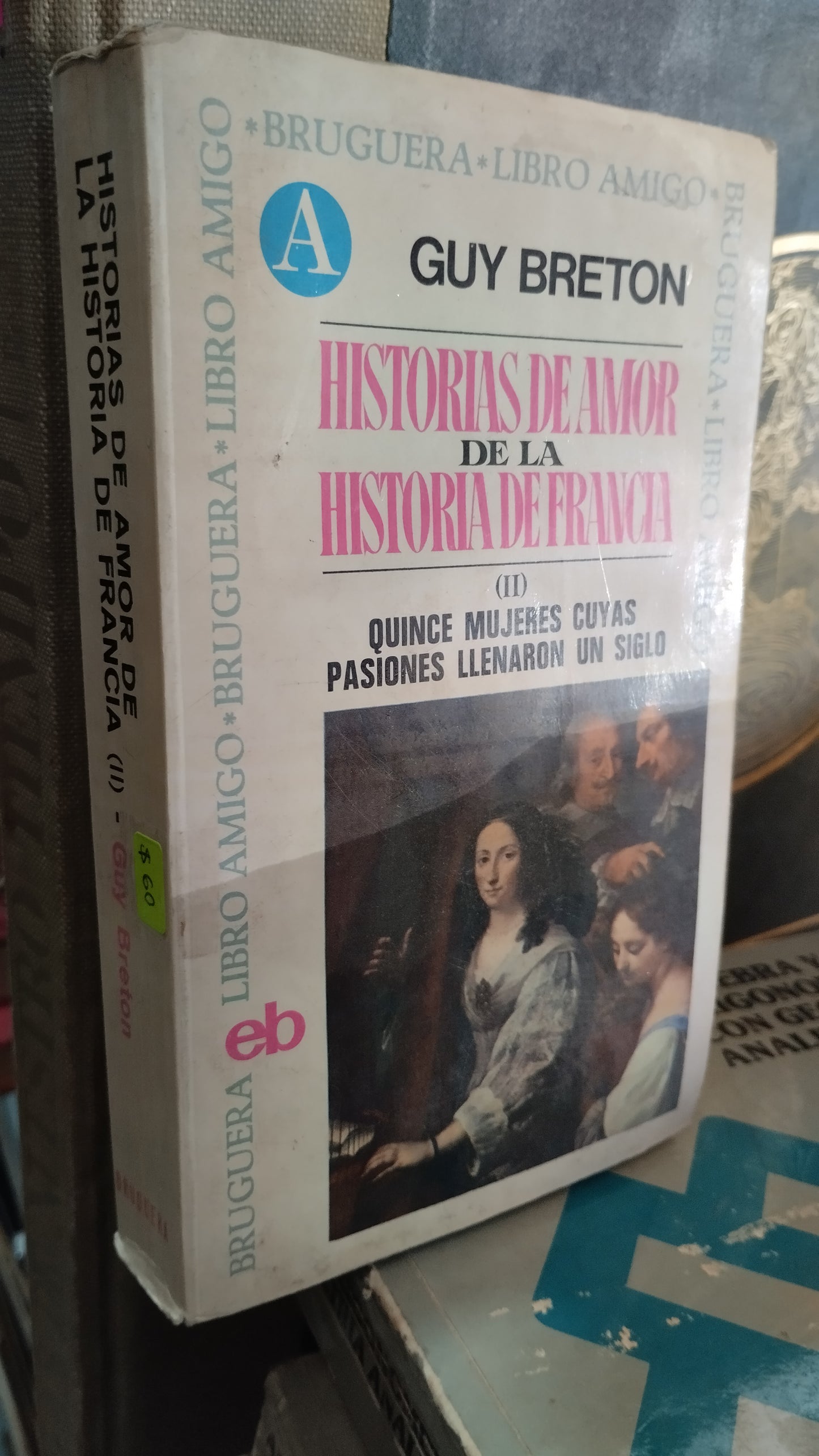 HISTORIAS DE AMOR DE LA HISTORIA DE FRANCIA II POR GUY BETRON LIBRO USADO NOVELAS ALDAMA