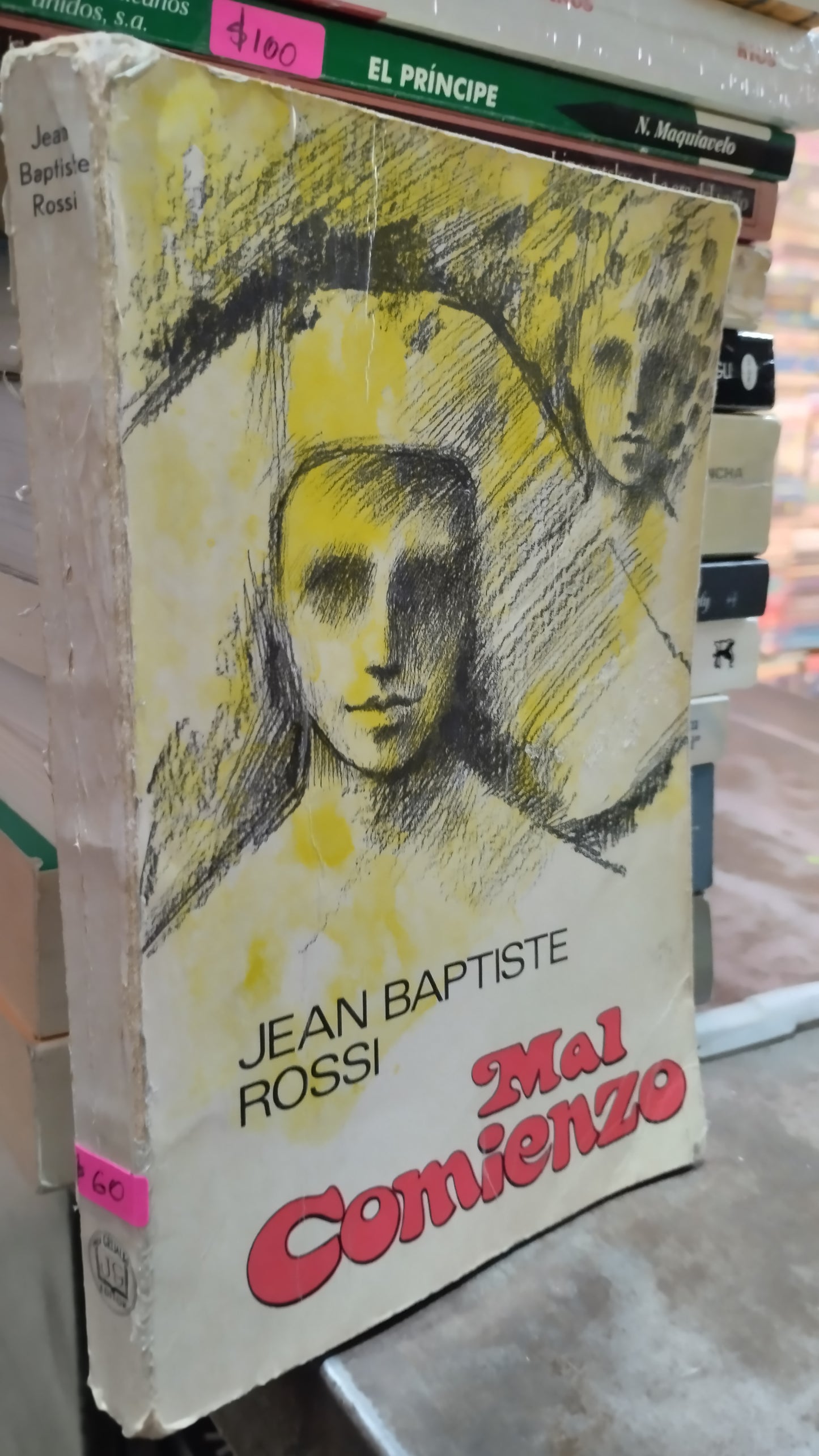 MAL COMIENZO POR JEAN BAPTISTE ROSSI LIBRO USADO NOVELAS ALDAMA