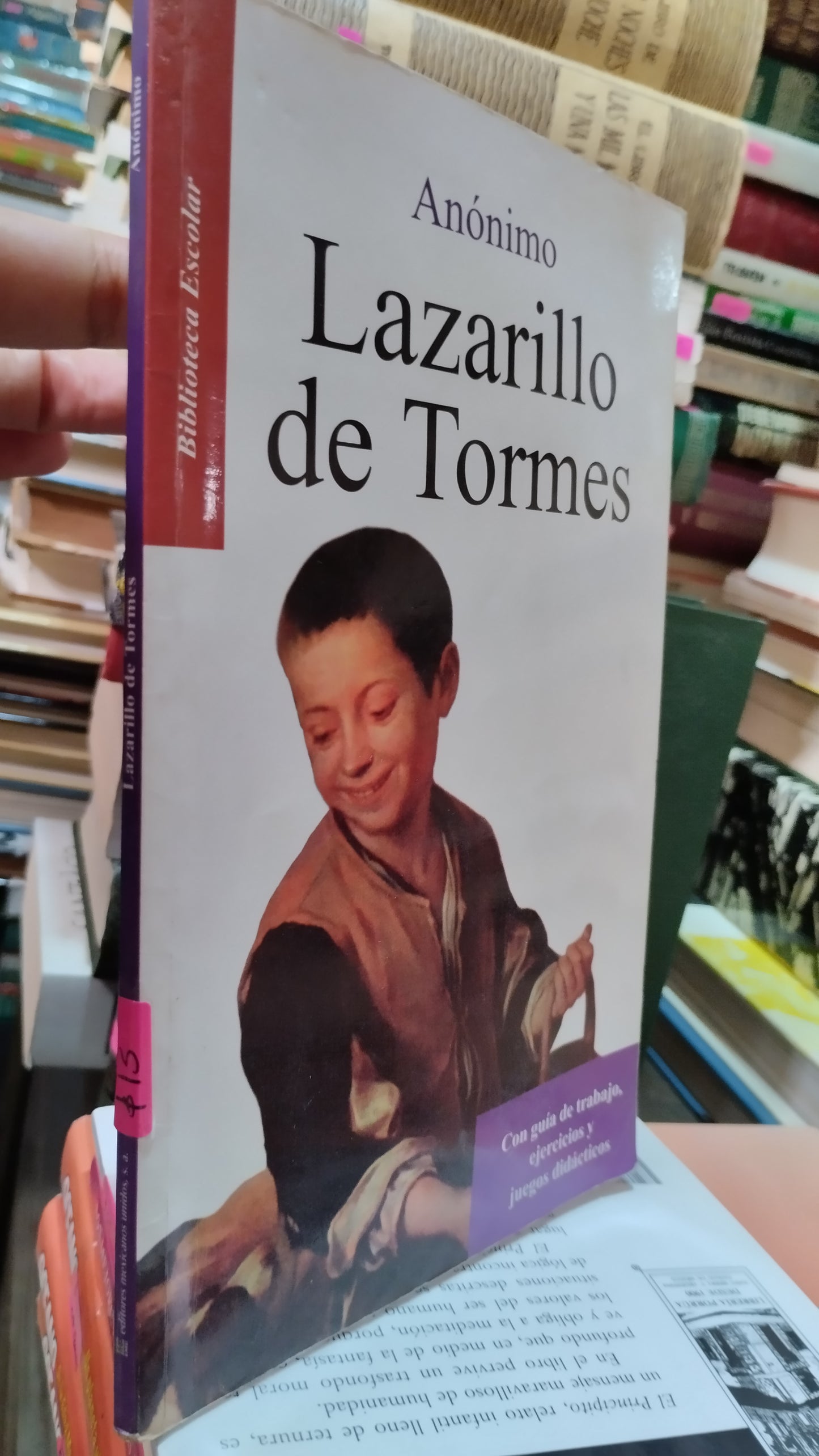 LAZARILLO DE TORMES POR EDITORES MEXICANOS UNIDOS LIBRO USADO INFANTIL ALDAMA
