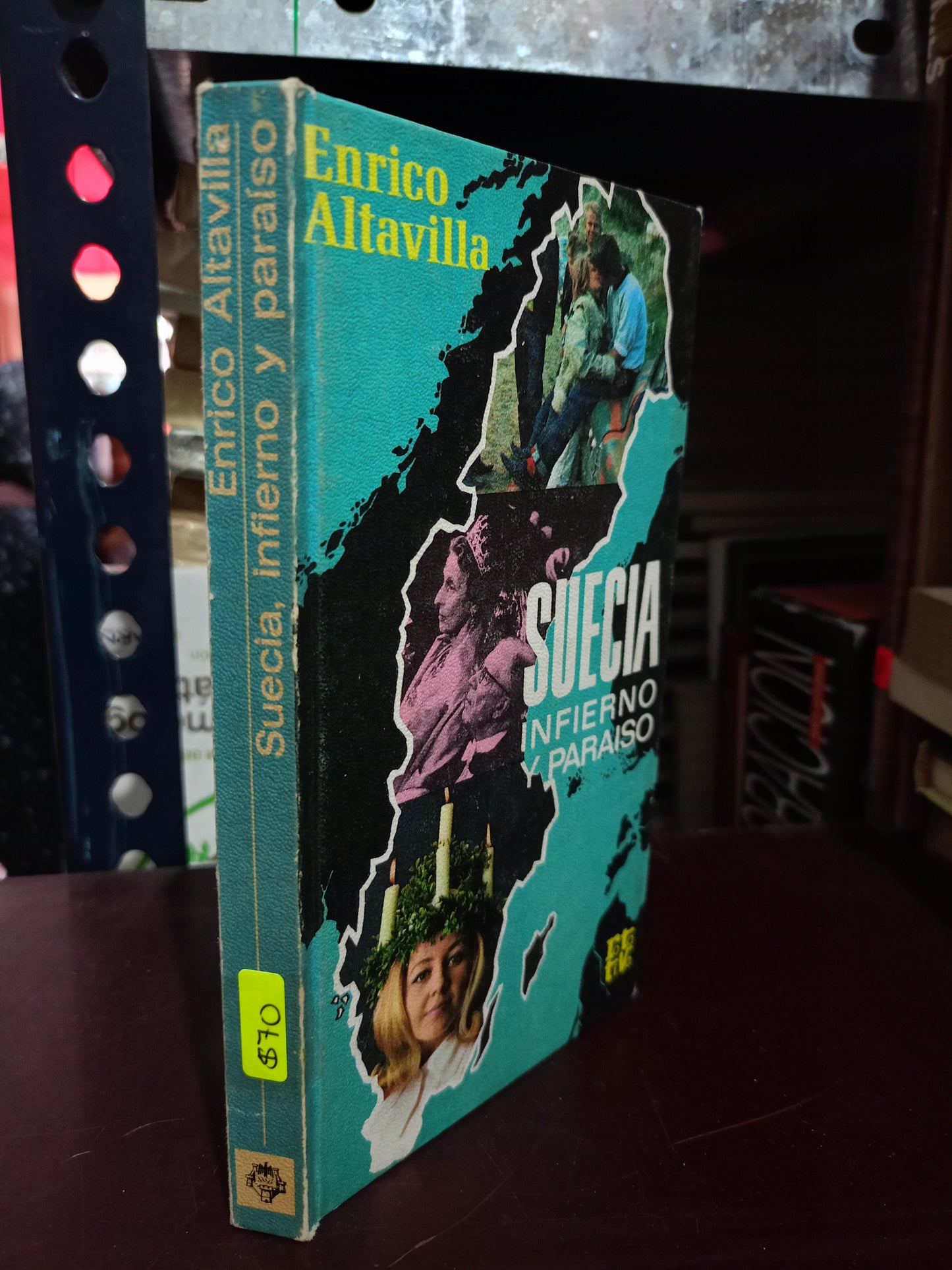 SUECIA, INFIERNO Y PARAÍSO POR ENRICO ALTAVILLA USADO NOVELA LITERARIO 305