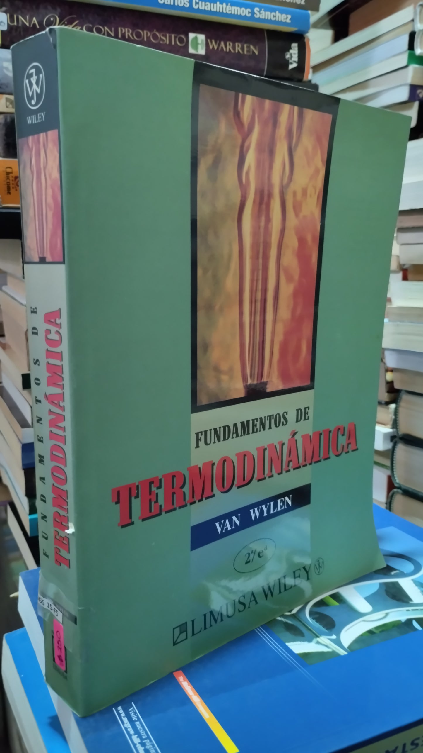FUNDAMENTOS DE TERMODINAMICA POR VAN WYLEN LIBRO USADO MATEMATICAS ALDAMA