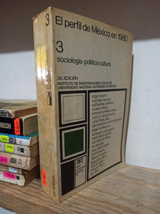 EL PERFIL DE MEXICO EN 1980 POR VARIOS AUTORES USADO FILOSOFIA JUÁREZ