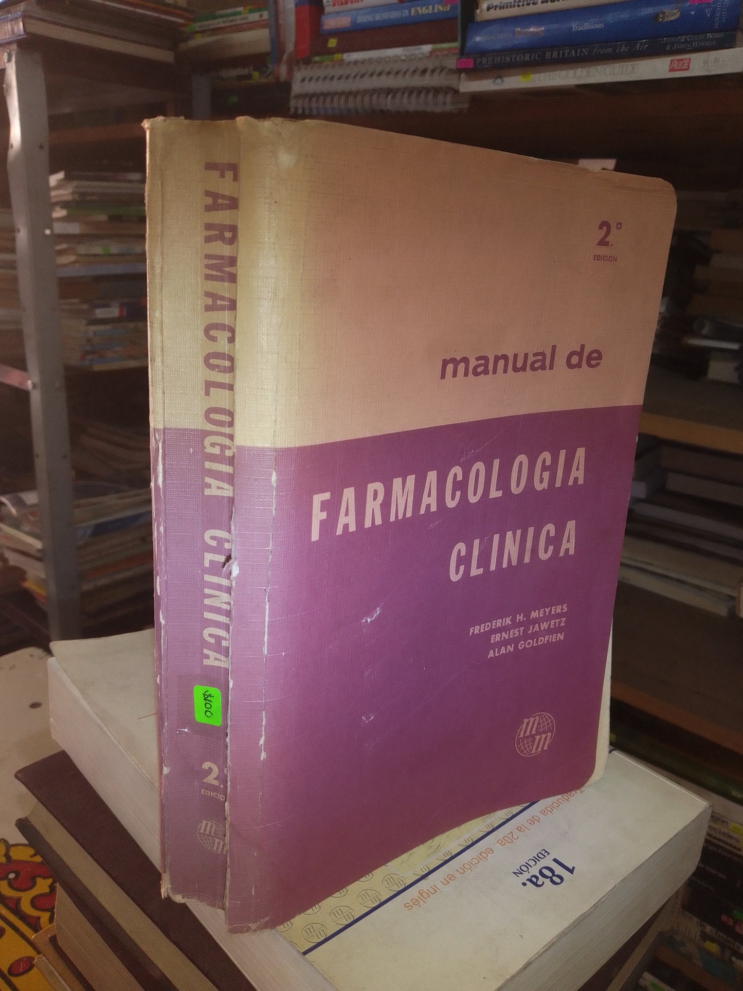 MANUAL DE FARMACOLOGÍA CLÍNICA (VARIOS AUTORES)  USADO MEDICINA LITERARIO 207