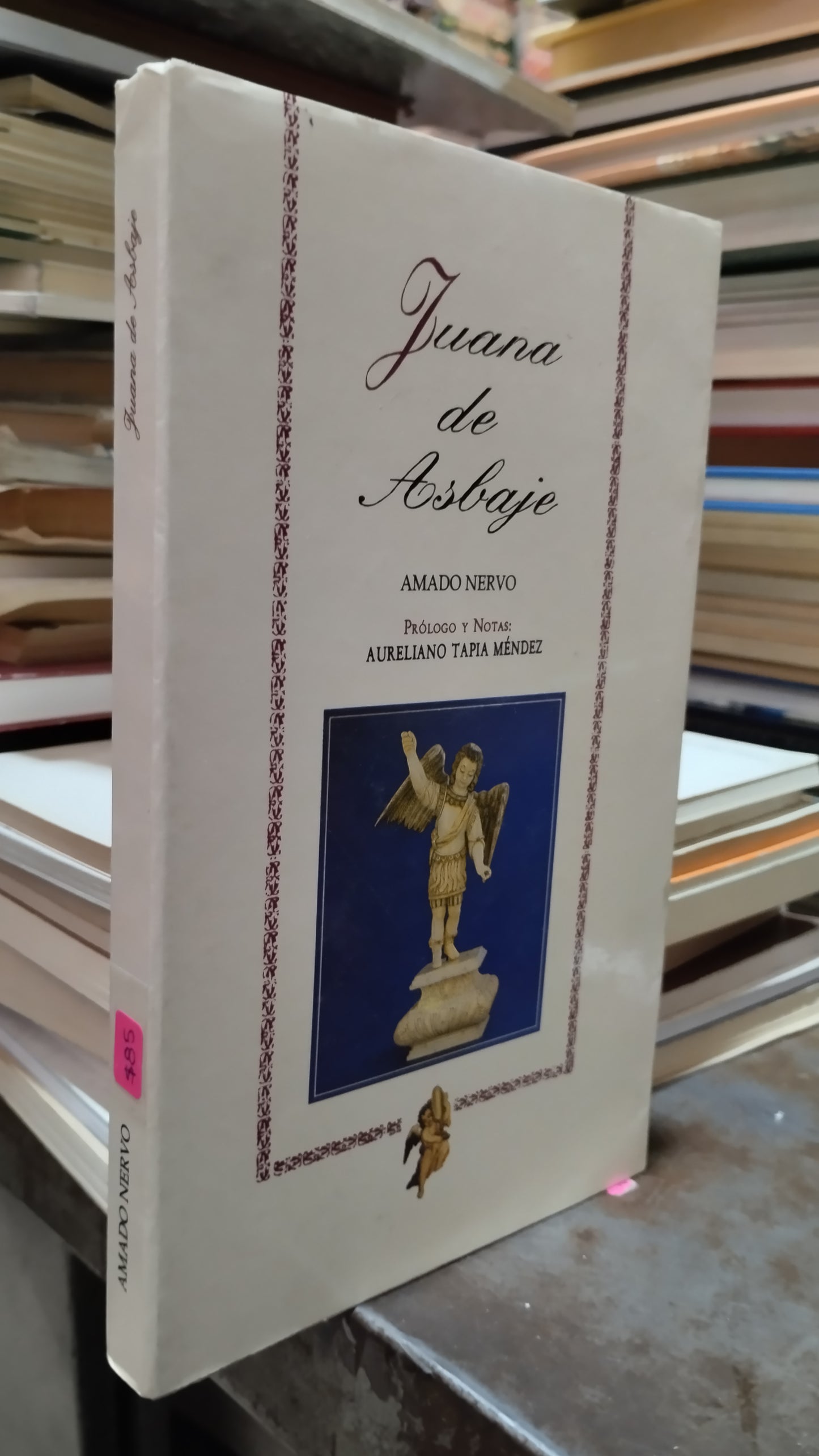 JUANA DE ASBAJE POR AMADO NERVO LIBRO USADO POESIA ALDAMA