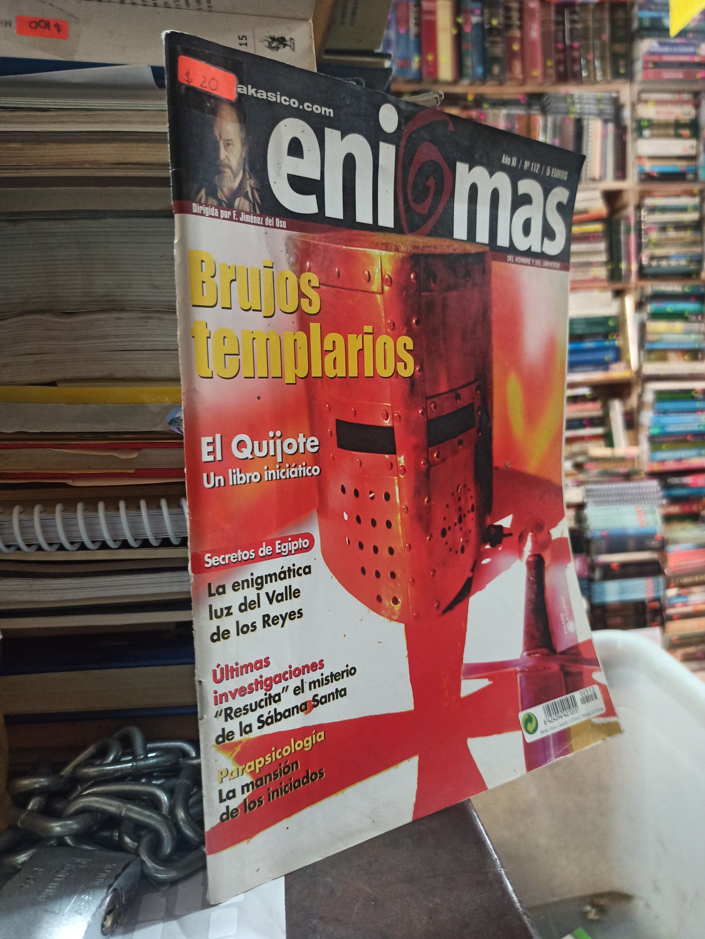 REVISTA ENIGMAS POR F. JIMENEZ DEL OSO USADO ESOTERISMO ALDAMA