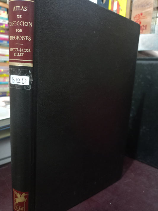 ATLAS DE DISECCION POR REGIONES POT TESTUT USADO SALUD LITERARIO 305