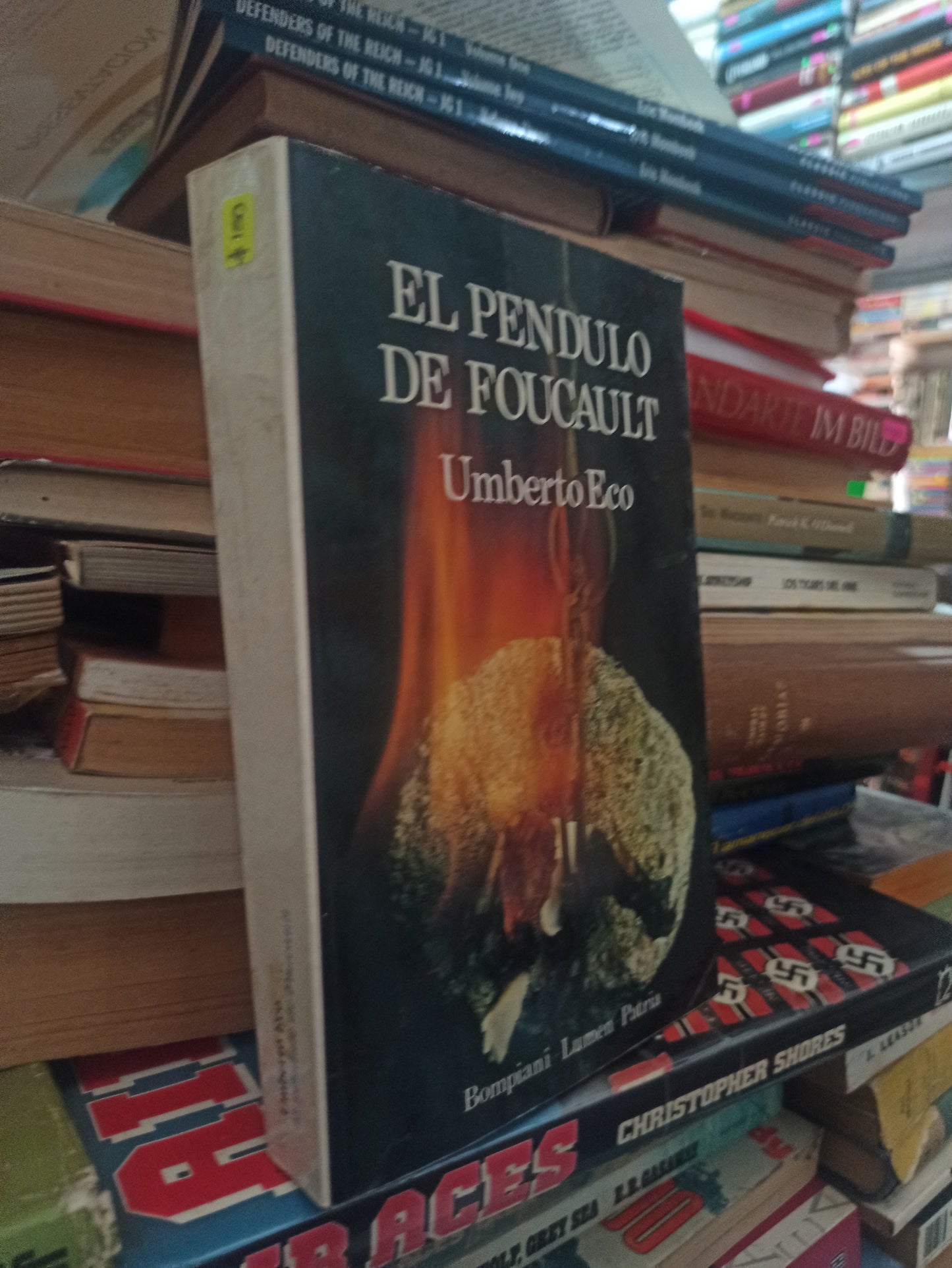 EL PÉNDULO DE FOUCAULT POR UMBERTO ECO USADO NOVELAS ALDAMA
