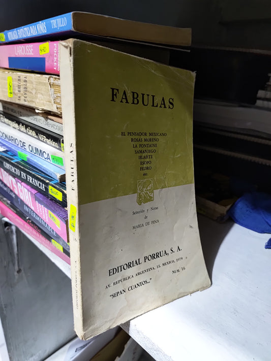 FABULAS POR EDITORIAL PORRUA USADO NOVELAS JUAREZ