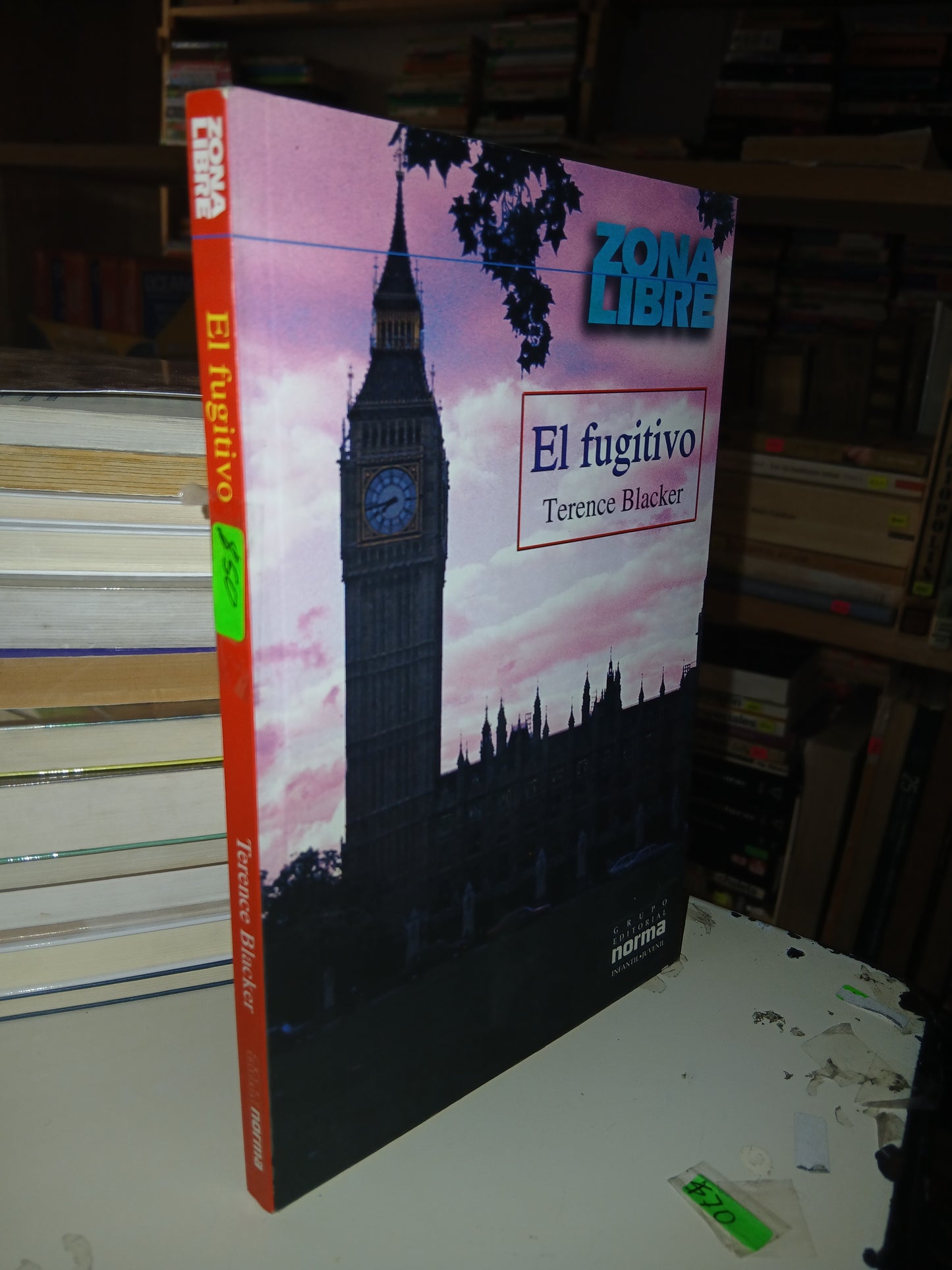 EL FUGITIVO POR TERENCE BLACKER USADO NOVELA LITERARIO 207