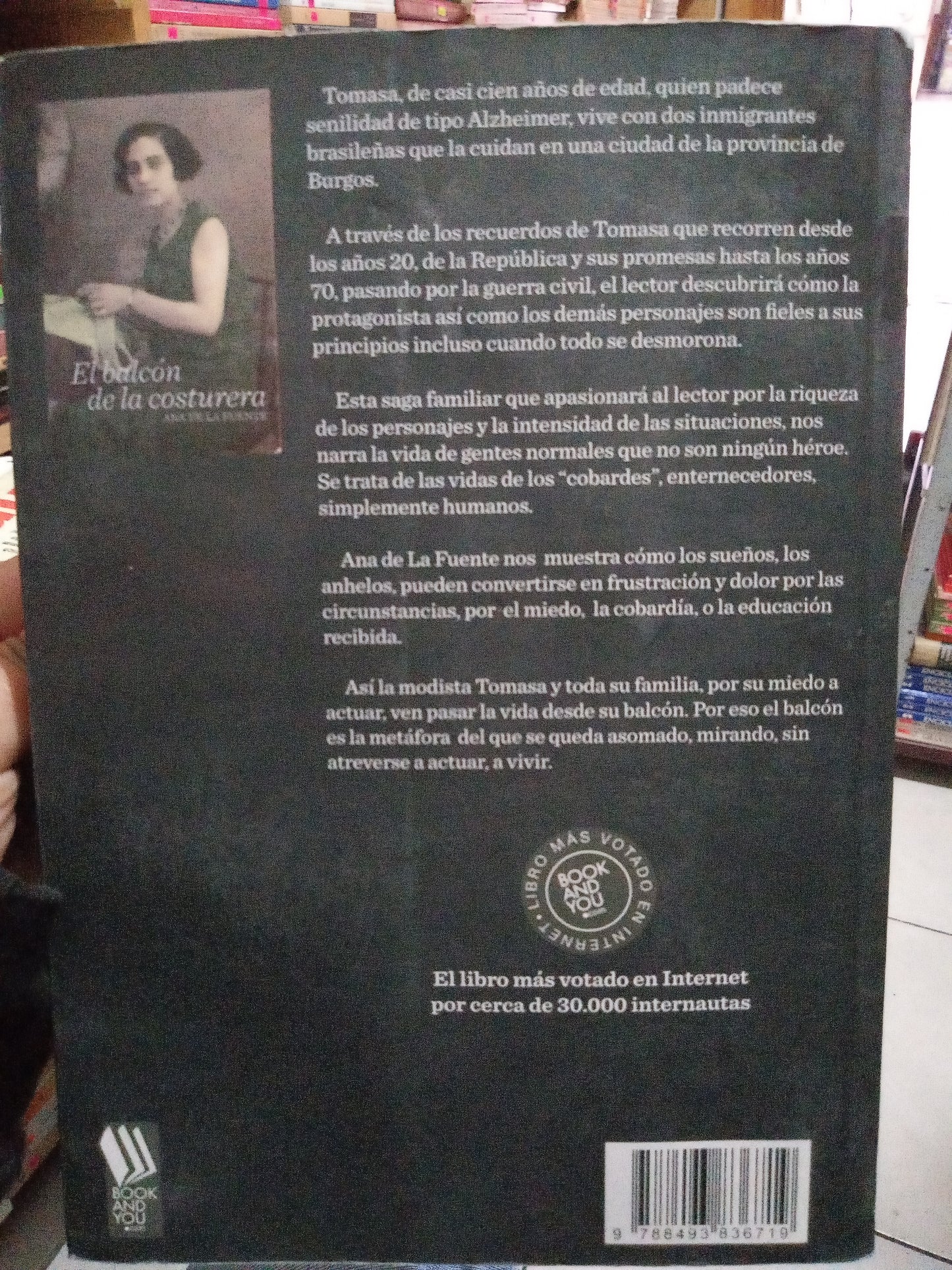 EL BALCON DE LA COSTURERA ANA DE LA FUENTE USADO S.PERSONAL LITERARIO 305