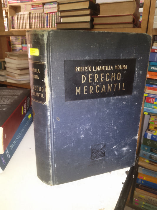 DERECHO MERCANTIL POR ROBERTO L. MANTILLA MOLINA USADO DERECHO JUAREZ 515