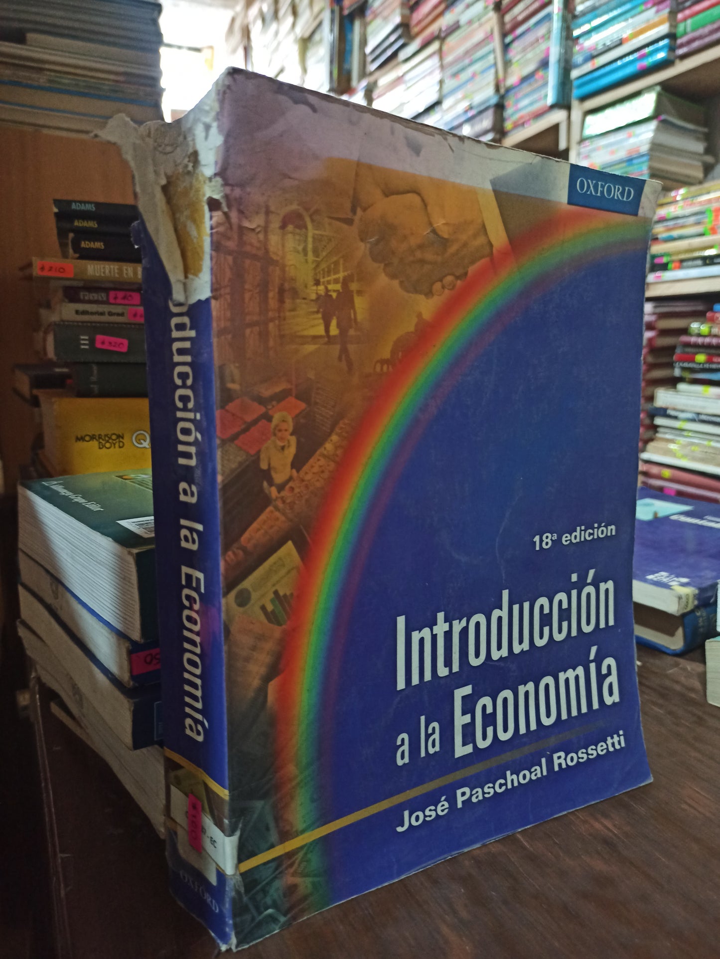 INTRODUCCION A LA ECONOMIA POR JOSE PASCHOAL ROSSETTI USADO ADMINISTRACIÓN ALDAMA