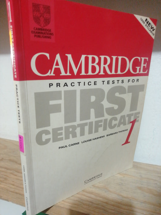 FIRST CERTIFICATE PRACTICE TESTS USADO IDIOMAS JUAREZ