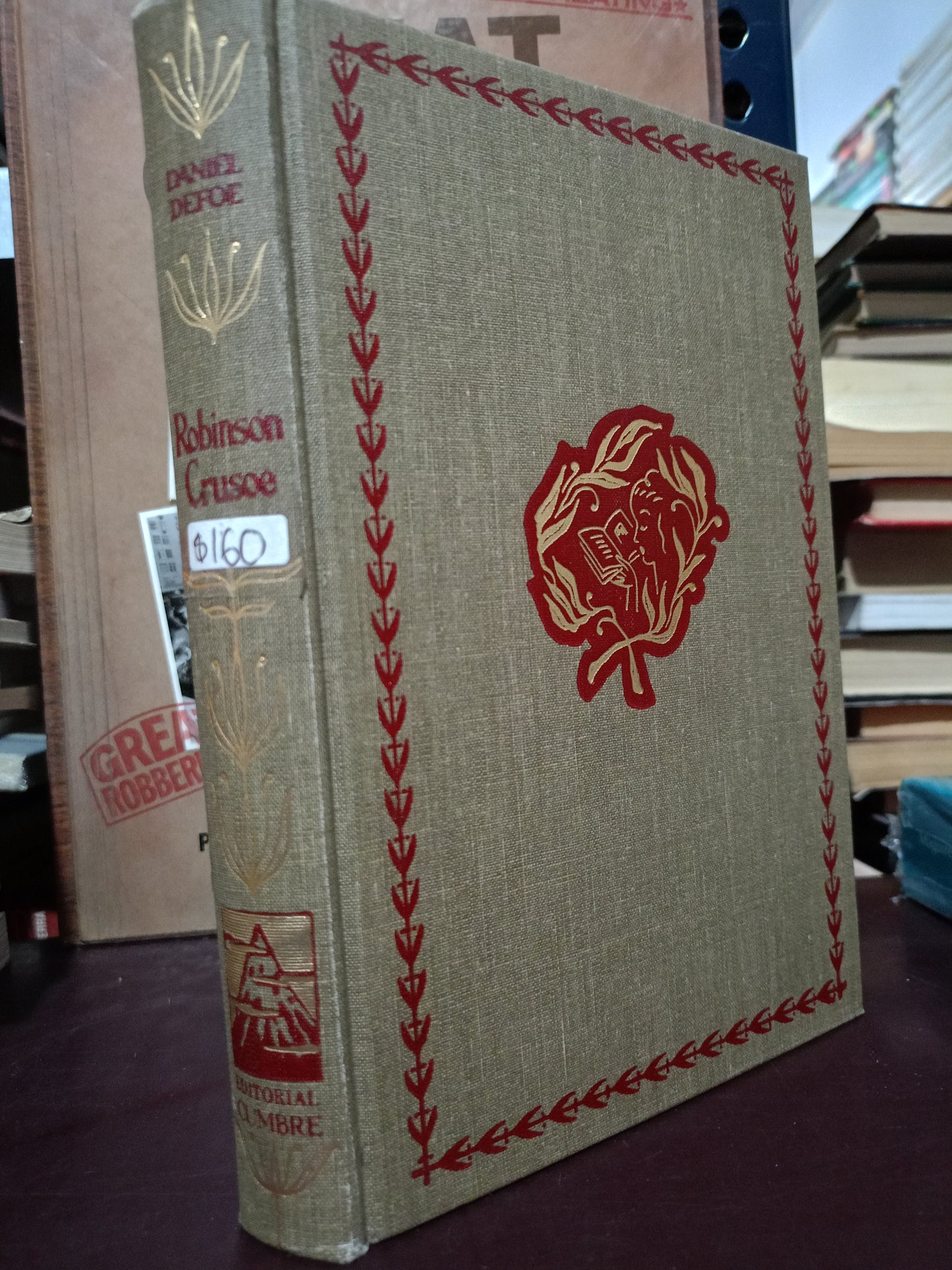 ROBINSON CRUSOE DANIEL DEFOE USADO NOVELA LITERARIO 305