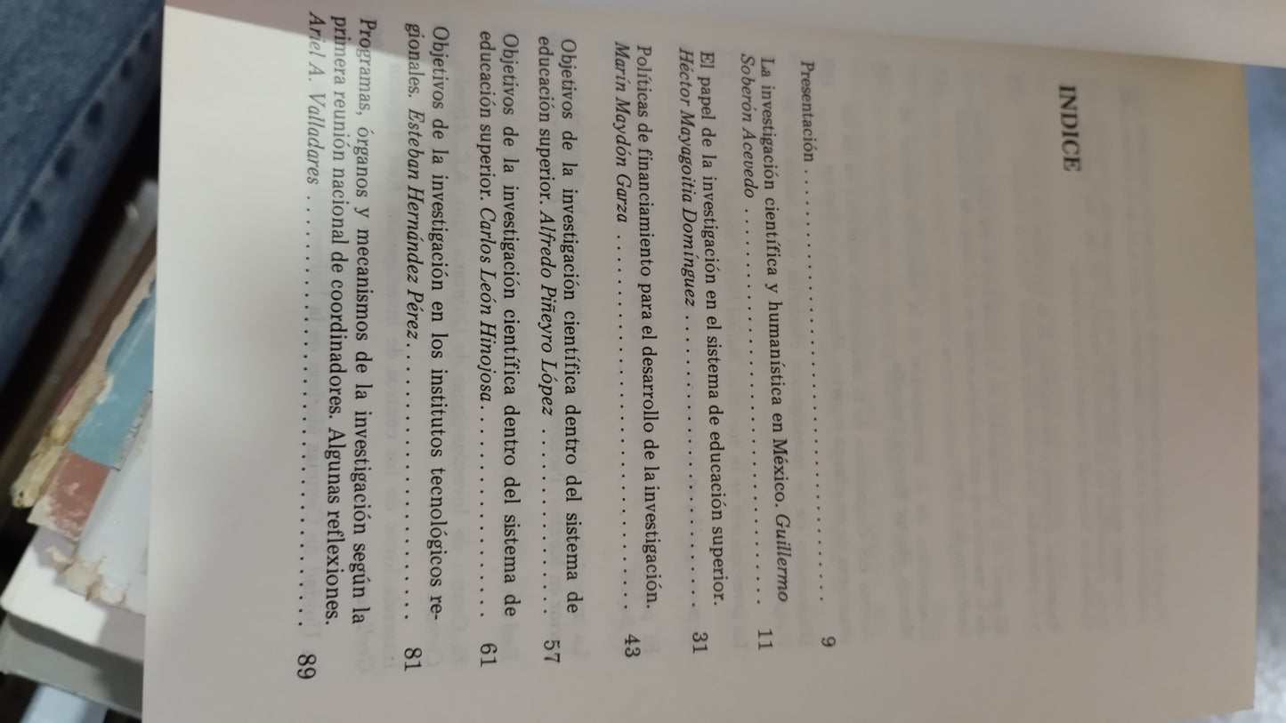 POLITICAS DE INVESTIGACION EN LA EDUCACIÓN SUPERIOR POR REBECA LOZADA LIBRO USADO EDUCACIÓN ALDAMA