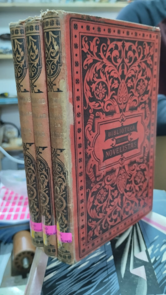 EL COLLAR DE LA REINA POR ALEJANDRO DUMAS 3 TOMOS LIBRO USADO NOVELAS ALDAMA