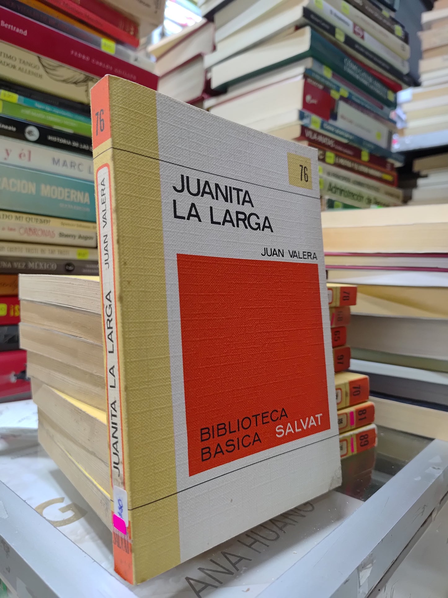 JUANITA LA LARGA POR JUAN VALERA USADO NOVELAS JUAREZ 507