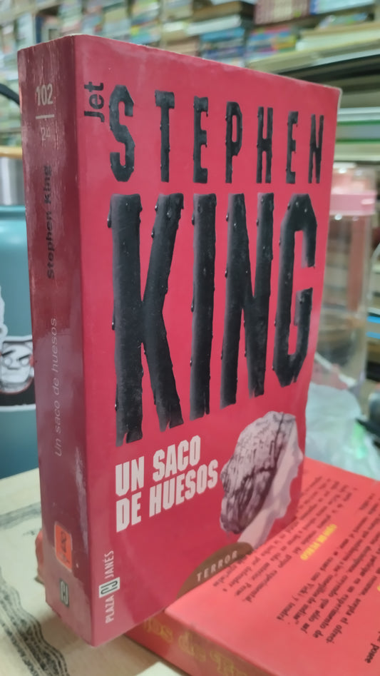 UN SACO DE HUESOS POR STEPHEN KING LIBRO USADO ANTIGUO ALDAMA