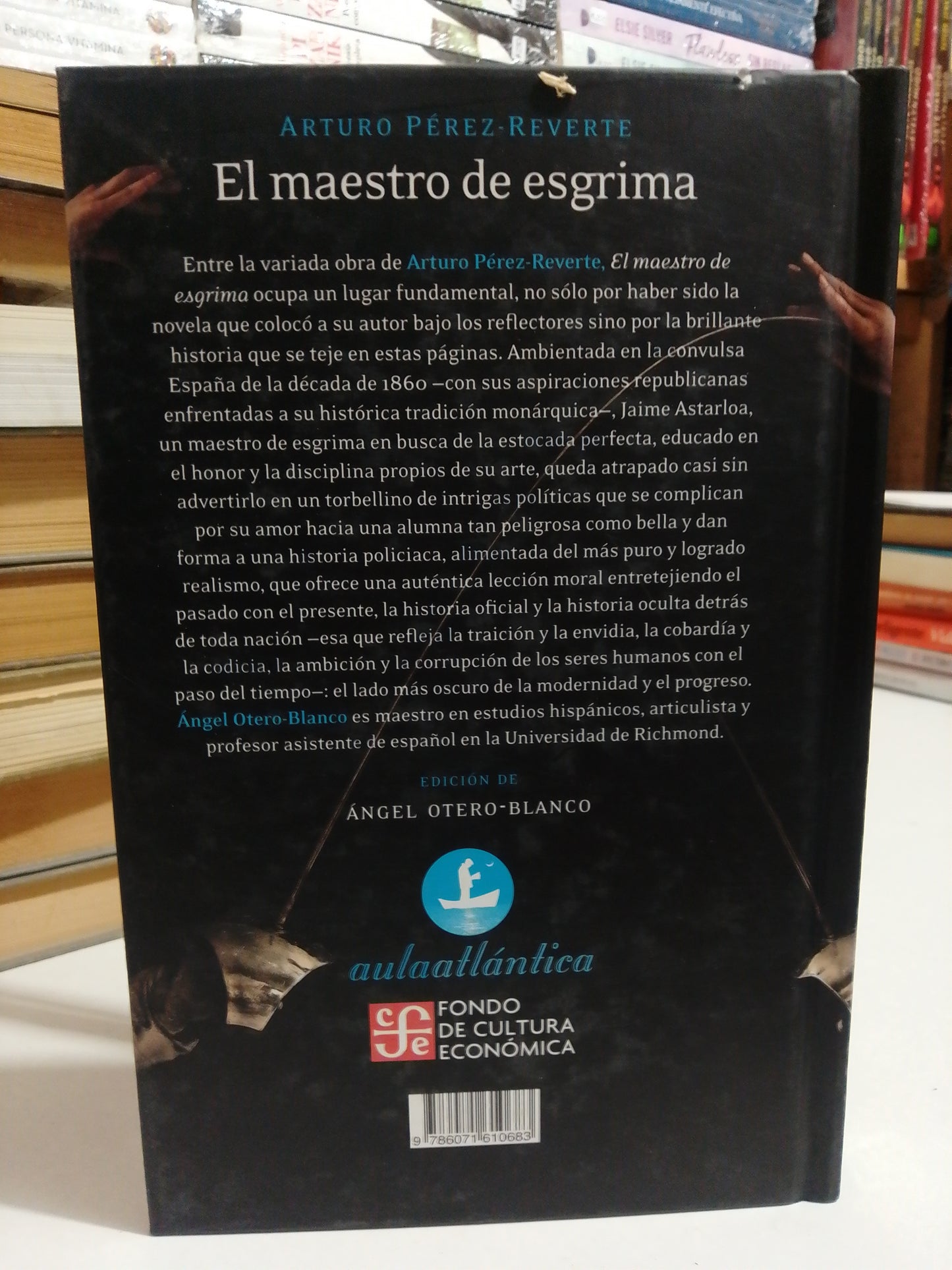 EL MAESTRO DE ESGRIMA POR ARTURO PEREZ REVERTE USADO NOVELAS JUAREZ