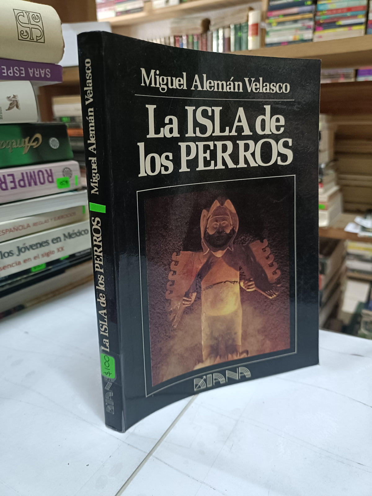 LA ISLA DE LOS PERROS POR MIGUEL ALEMAN VELASCO USADO NOVELA LITERARIO 207
