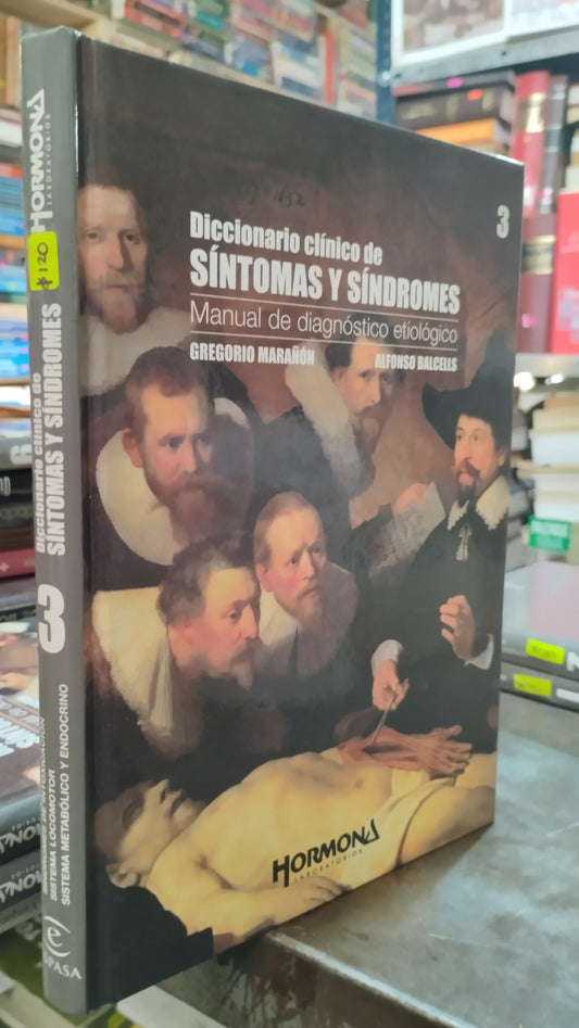 DICCIONARIO CLINICO DE SINTOMAS Y SINDROMES 3 GREGORIO MARAÑON LIBRO USADO SALUD ALDAMA