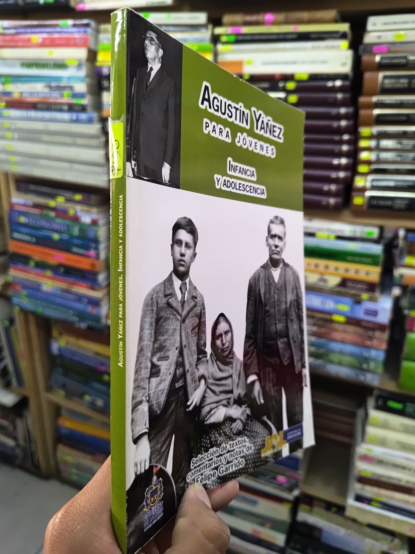 AGUSTIN YAÑEZ PARA JOVENES INFANCIA Y ADOLESCENCIA USADO NOVELAS JUAREZ 507