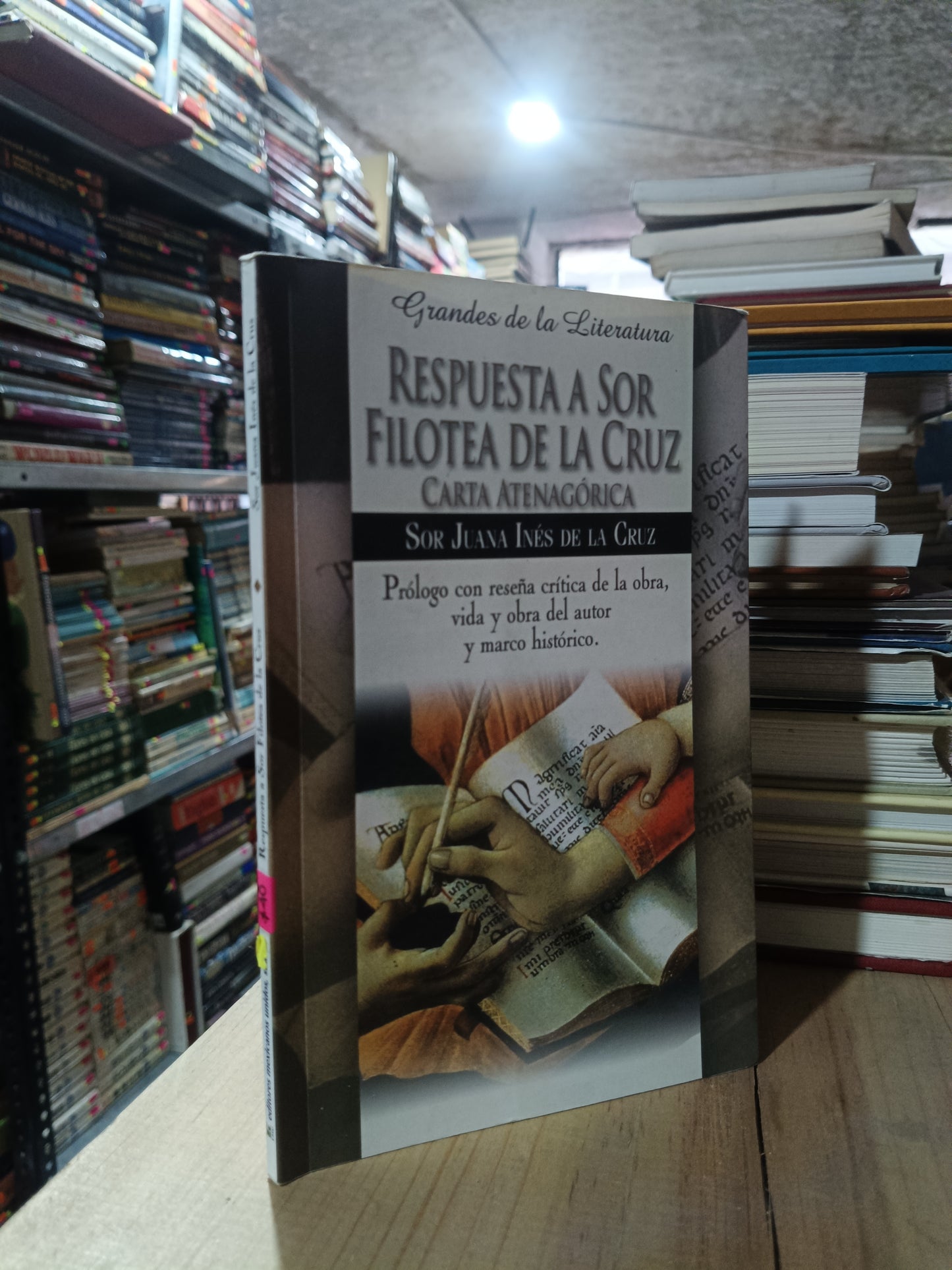 RESPUESTA A SOR FILOTEA DE LA CRUZ POR SOR JUANA INÉS DE LA CRUZ USADO POESÍA ALDAMA