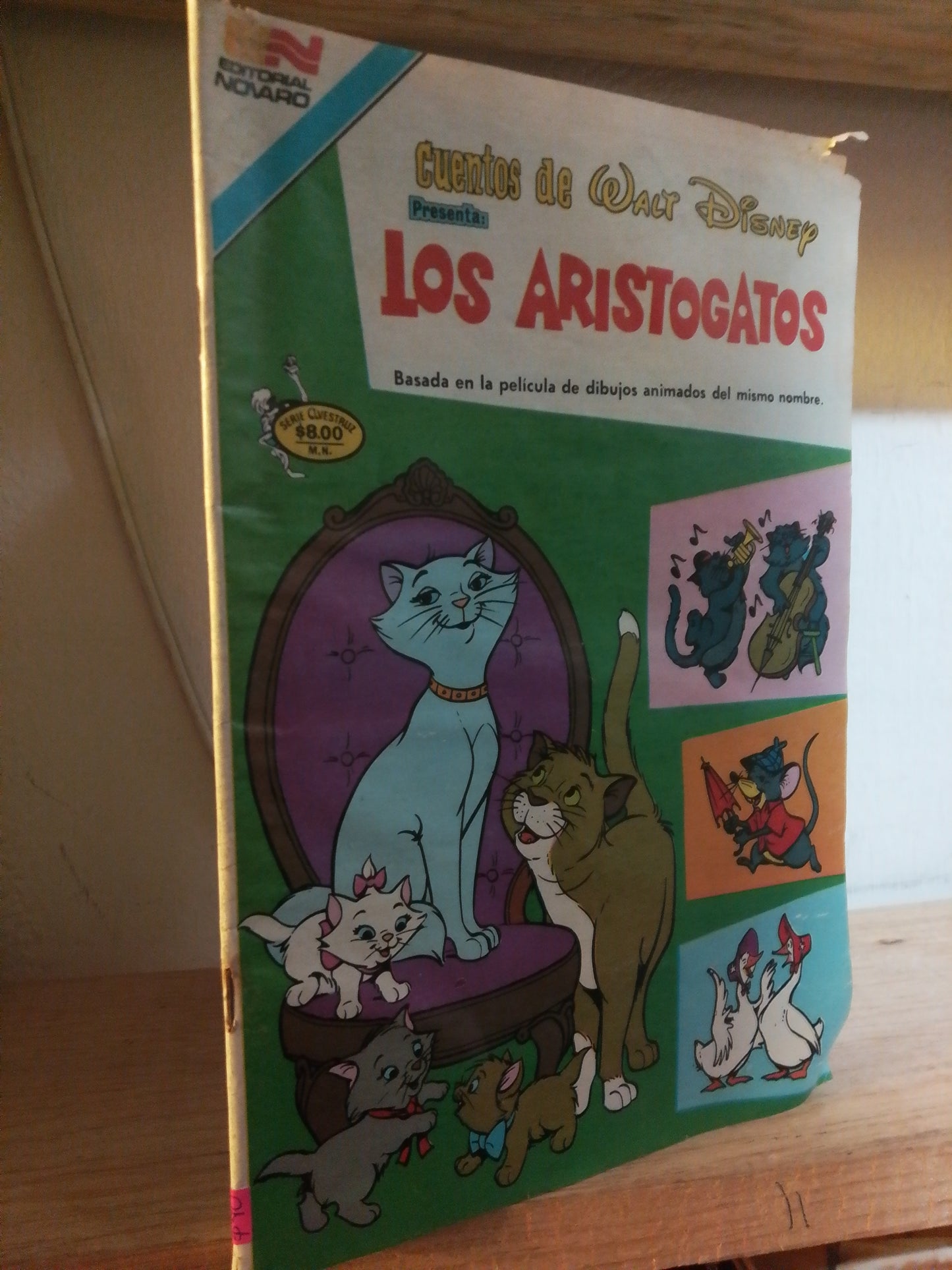 LOS ARISTOGATOS COMIC USADO NOVELA JUÁREZ