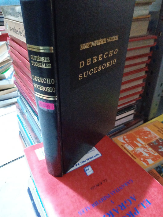 DERECHO SUCESORIO POR ERNESTO GUTERREZ Y GONZÁLEZ USADO DERECHO JUÁREZ