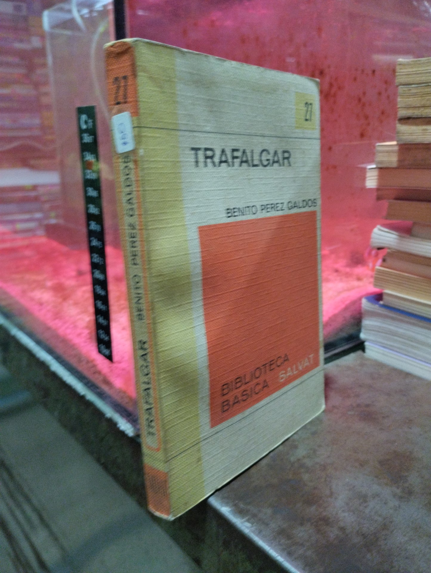 TRAFALGAR POR BENITO PEREZ GALDOS USADO NOVELAS ALDAMA