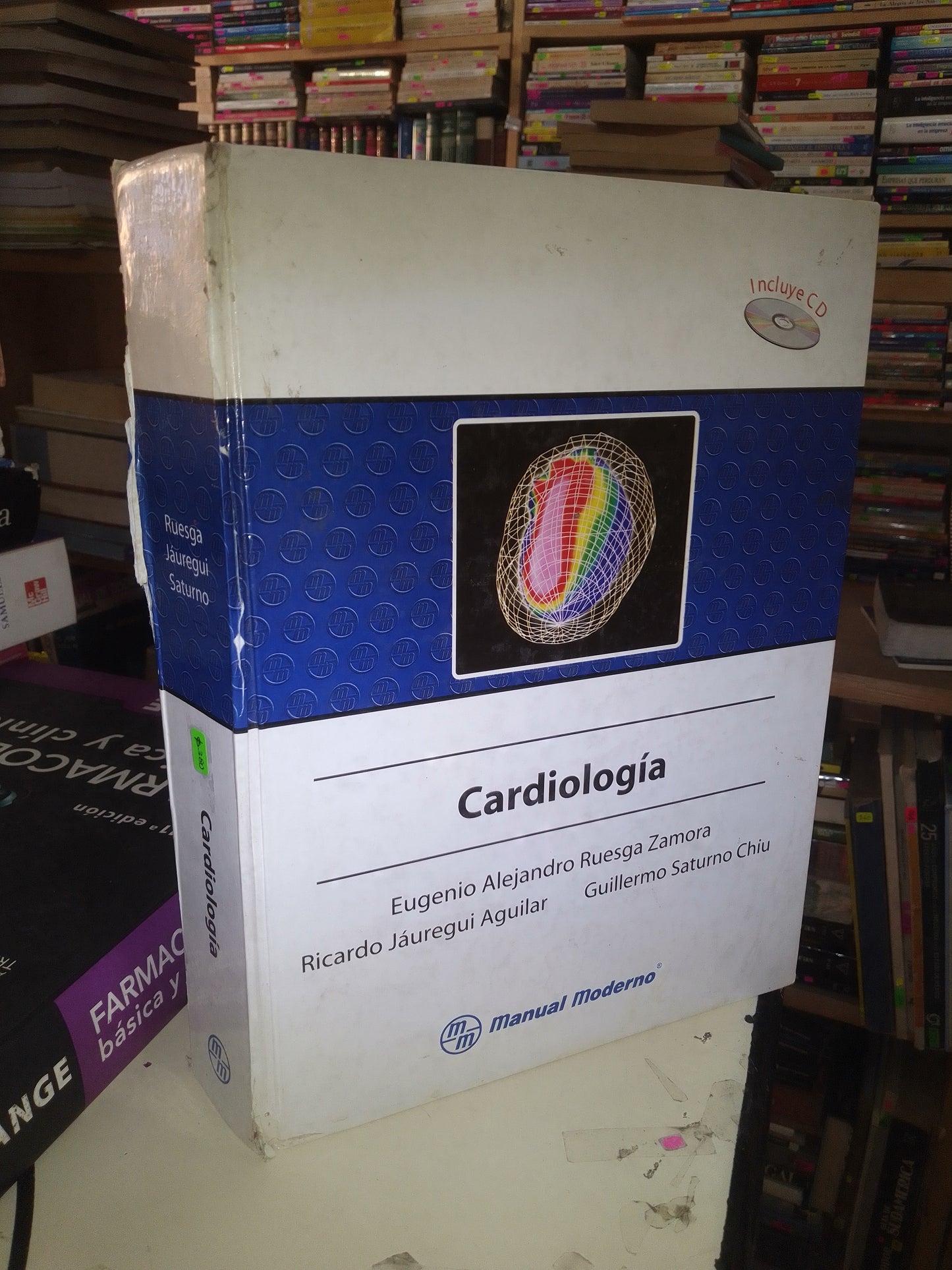CARDIOLOGÍA POR RUESGA, JAUREGUI Y SATURNO USADO MEDICINA LITERARIO 207