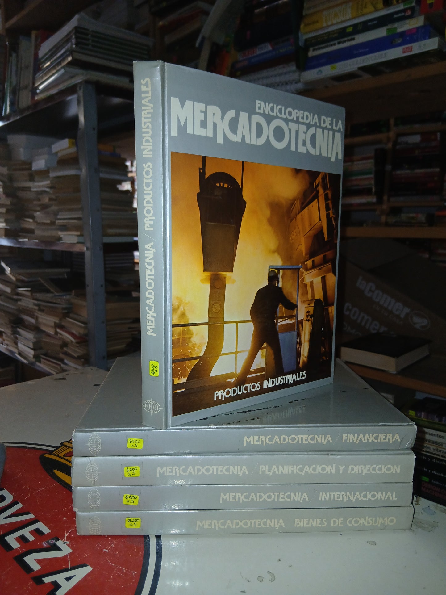 ENCICLOPEDIA DE LA MERCADOTECNIA (5 TOMOS) POR JUAN J. MALUQUER WAHL Y RAMÓN NICOLAU CASELLAS USADO MARKETING LITERARIO 207