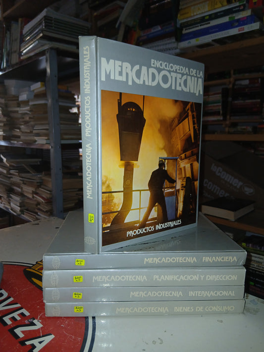ENCICLOPEDIA DE LA MERCADOTECNIA (5 TOMOS) POR JUAN J. MALUQUER WAHL Y RAMÓN NICOLAU CASELLAS USADO MARKETING LITERARIO 207