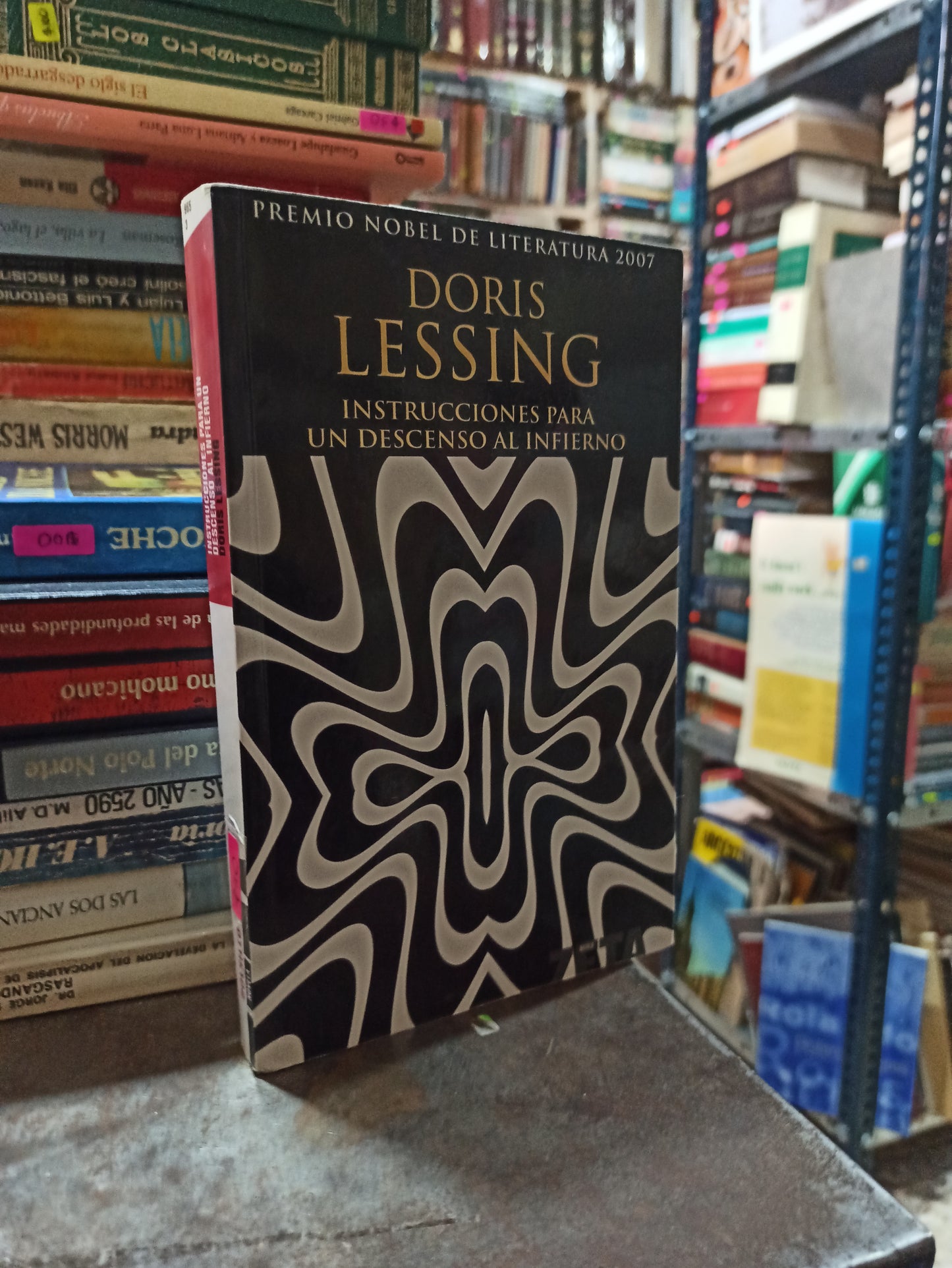INSTRUCCIONES PARA UN DESCUENTO AL INFIERNO POR DORIS LESSING USADO NOVELAS ALDAMA