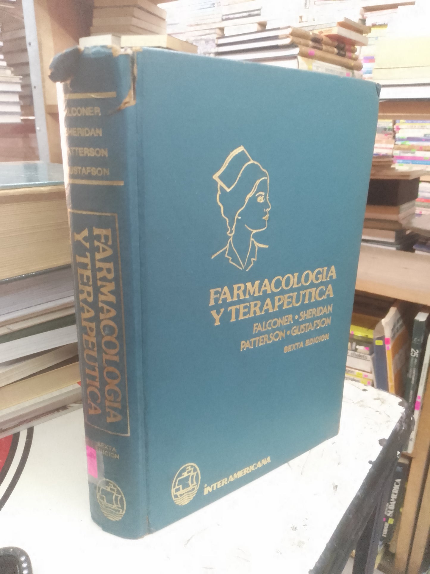 FARMACOLOGIA Y TERAPEUTICA POR FALCONER, SHERIDAN, PATTERSON Y GUSTAFSON USADO MEDICINA LITERARIO 207