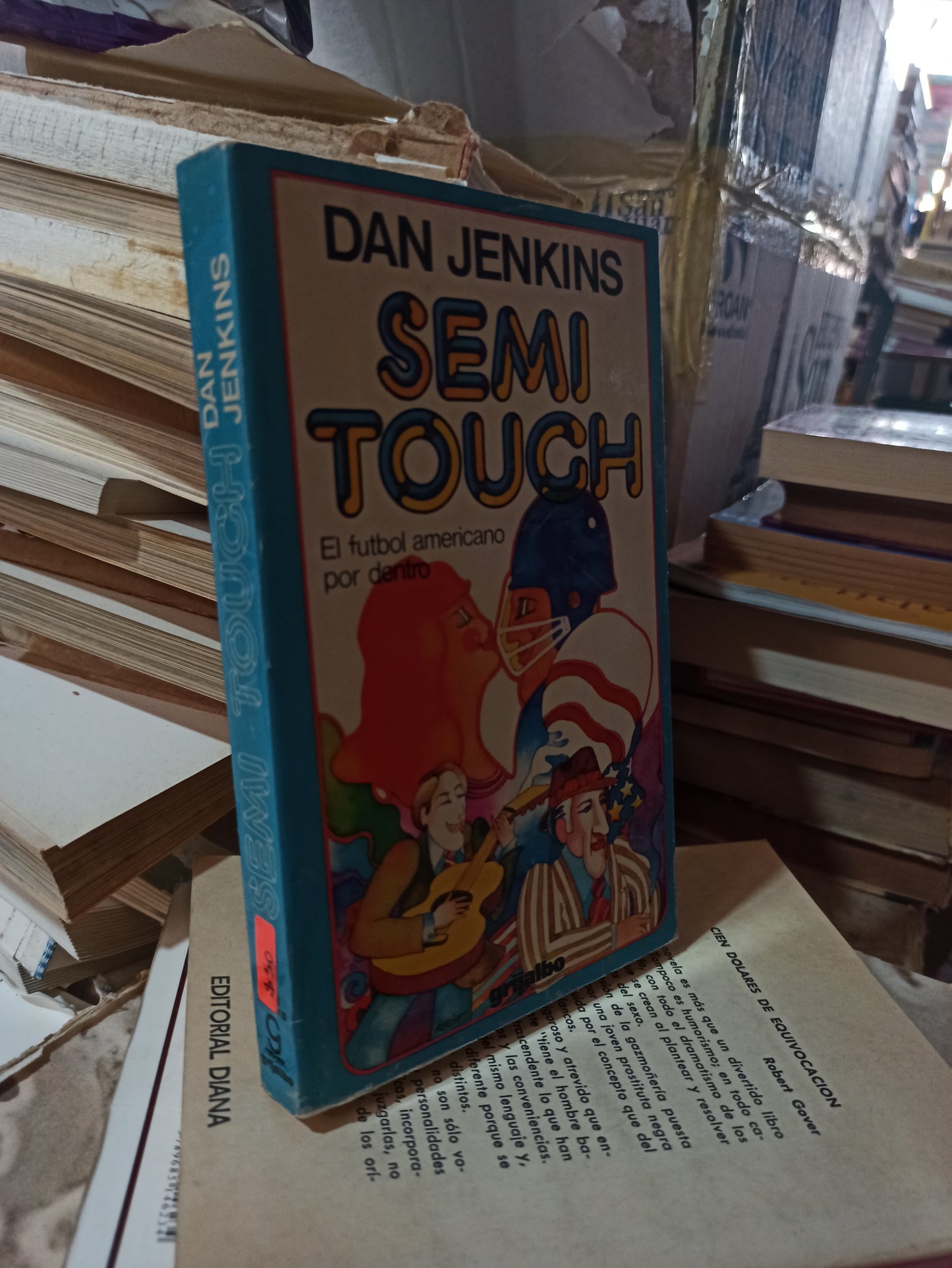 SEMI TOUCH POR DAN JENKINS USADO NOVELAS ALDAMA