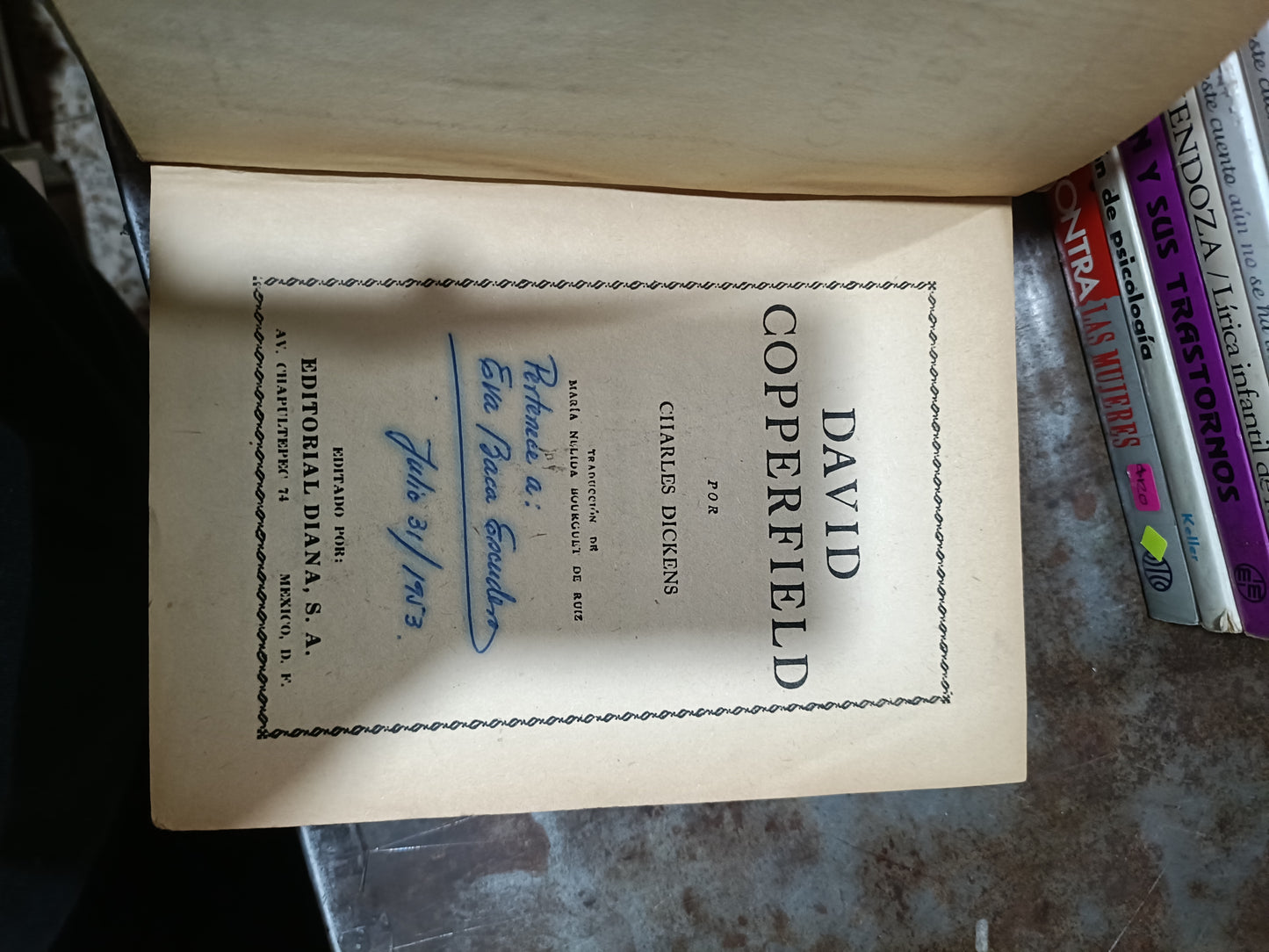 DAVID COPPERFIELD POR CHARLES DICKENS USADOS ANTIGUOS ALDAMA