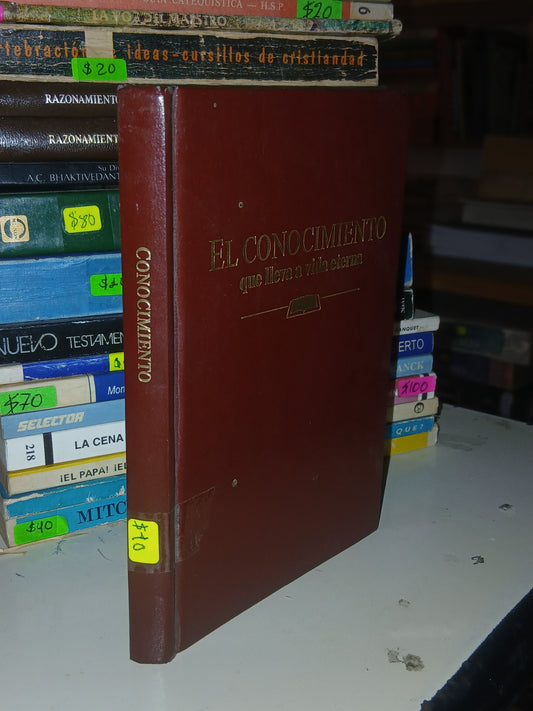 CONOCIMIENTO (EL CONOCIMIENTO QUE LLEVA A LA VIDA ETERNA) POR M.G. HENSCHEL USADO RELIGIÓN LITERARIO 207