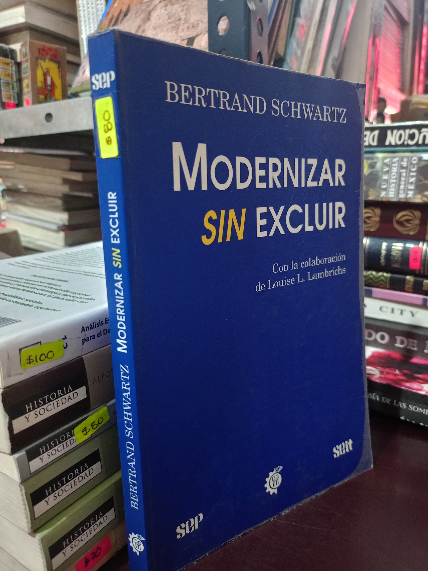 MODERNIZAR SIN EXCLUIR POR BERTRAND SCHWARTZ USADO HISTORIA LITERARIO 305