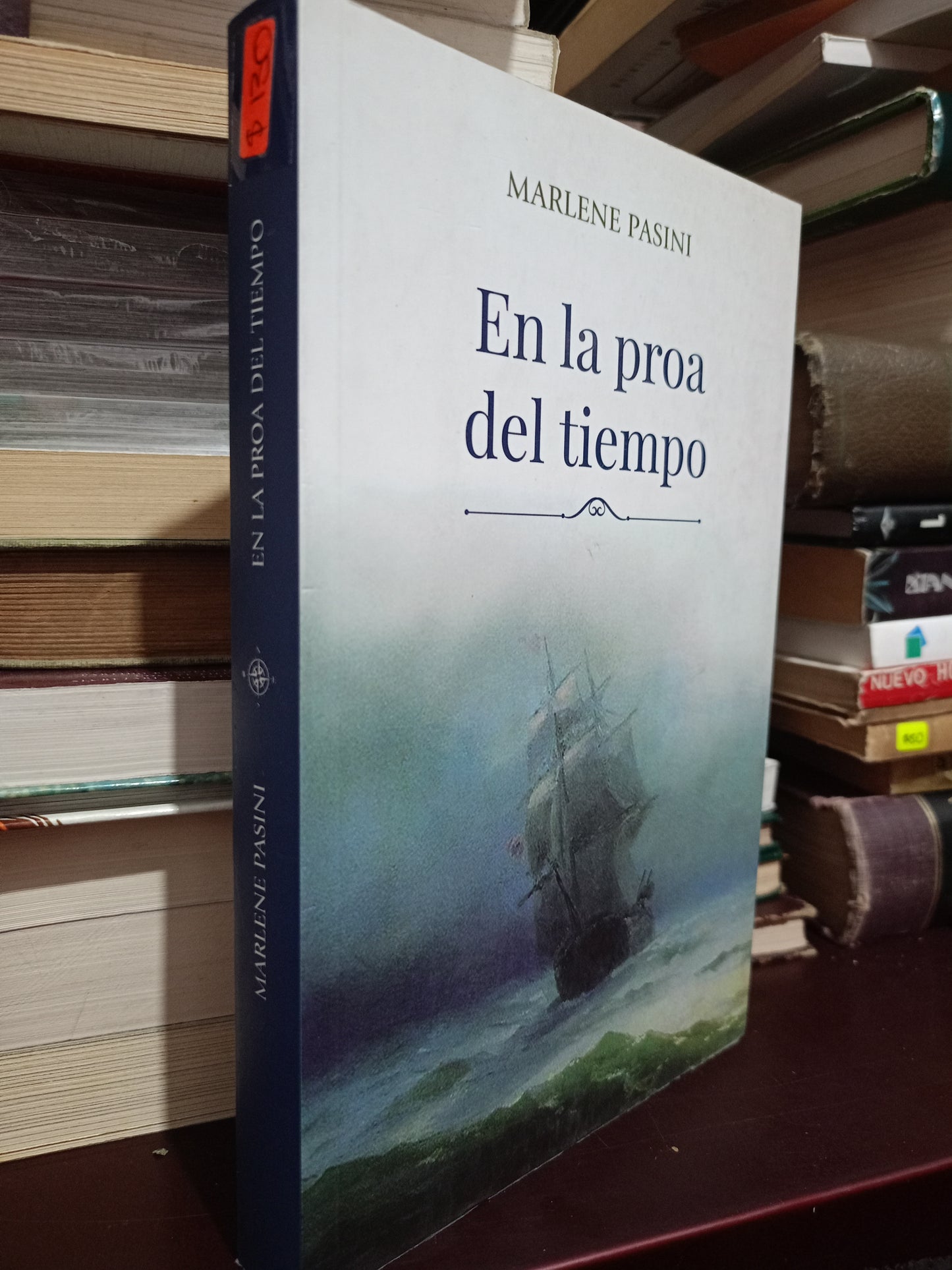 EN LA PROA DEL TIEMPO POR MARLENE PASINI USADO NOVELA LITERARIO 305