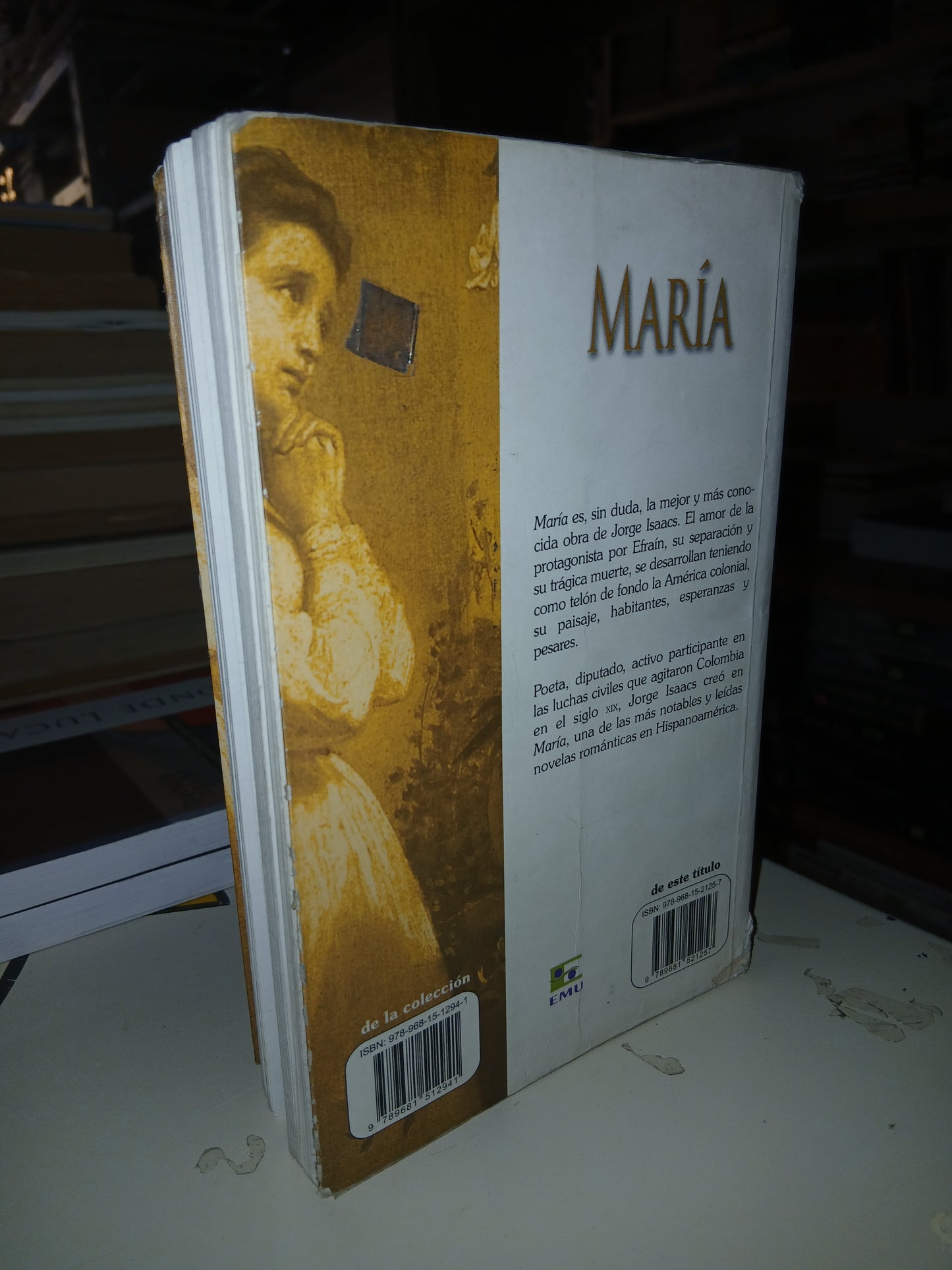 MARÍA POR JORGE ISAACS USADO NOVELA LITERARIO 207