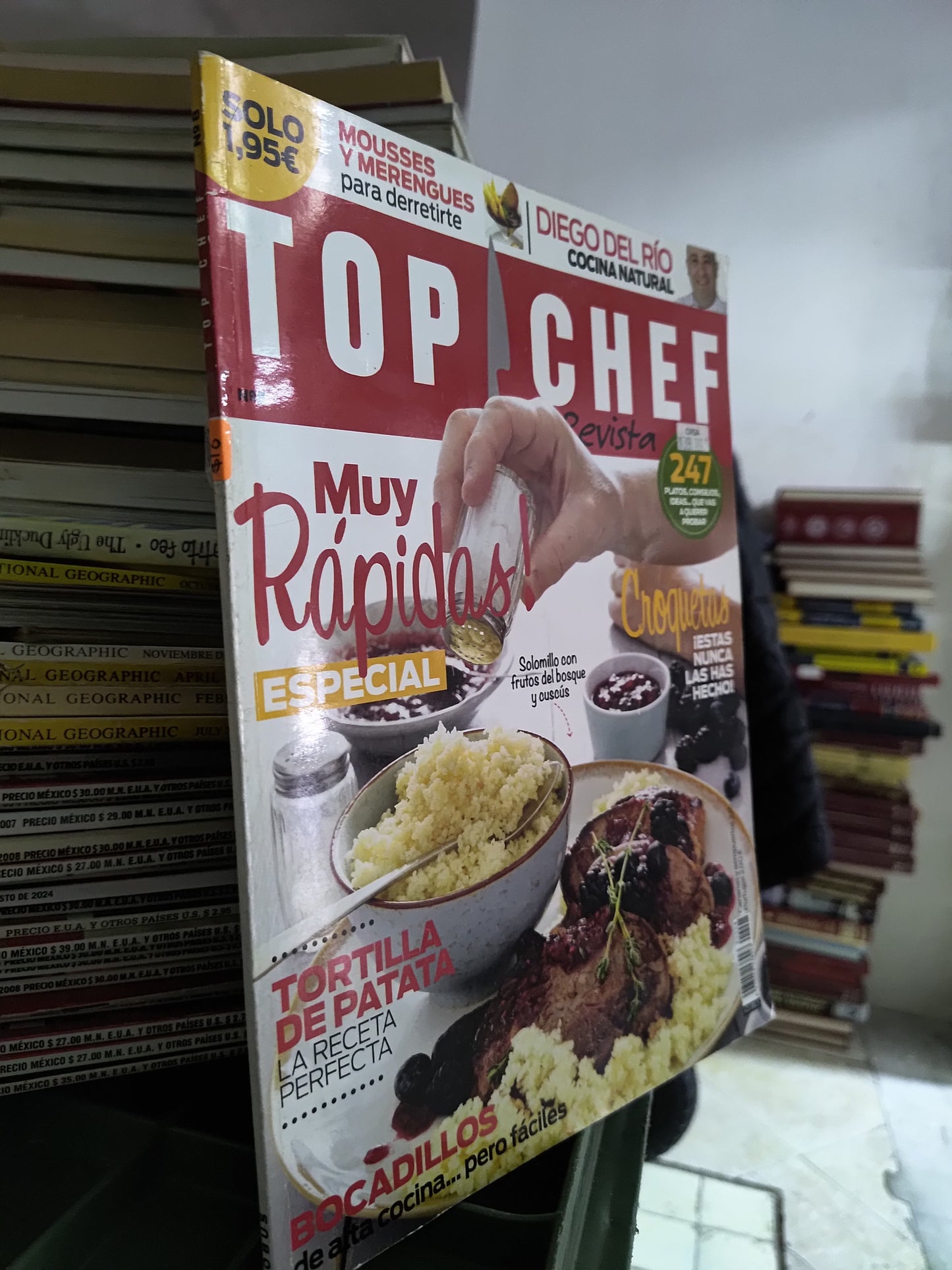 TOP CHEF REVISTA POR EDITORIAL GLOBUS USADO COCINA JUAREZ 515