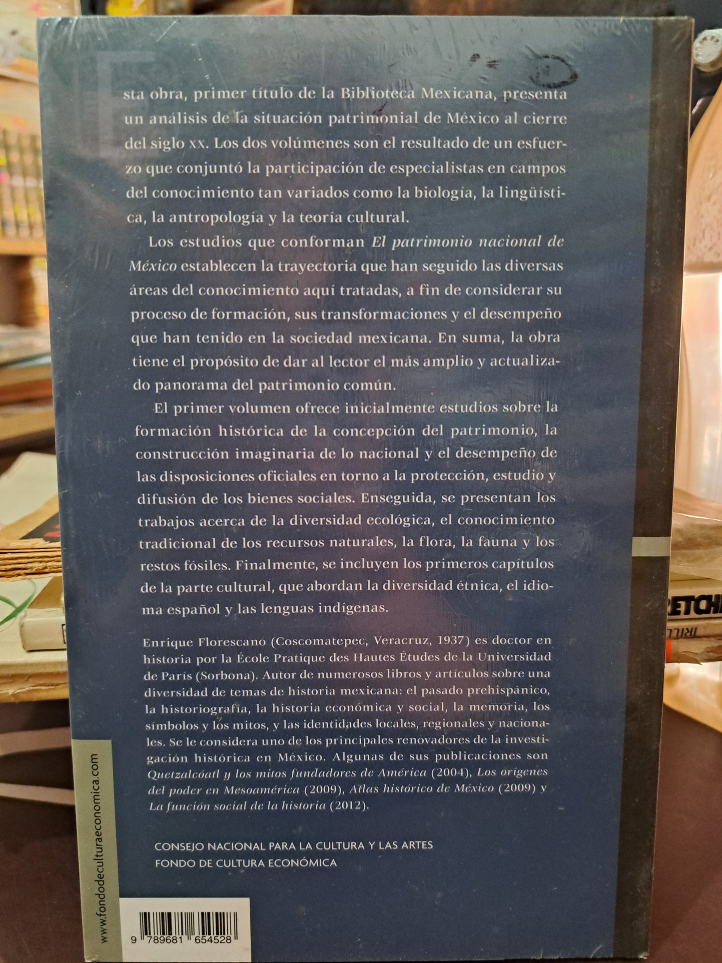 EL PATRIMONIO NACIONAL DE MEXICO I ENRIQUE FLORESCANO COORD NUEVO HISTORIA LITERARIO 305