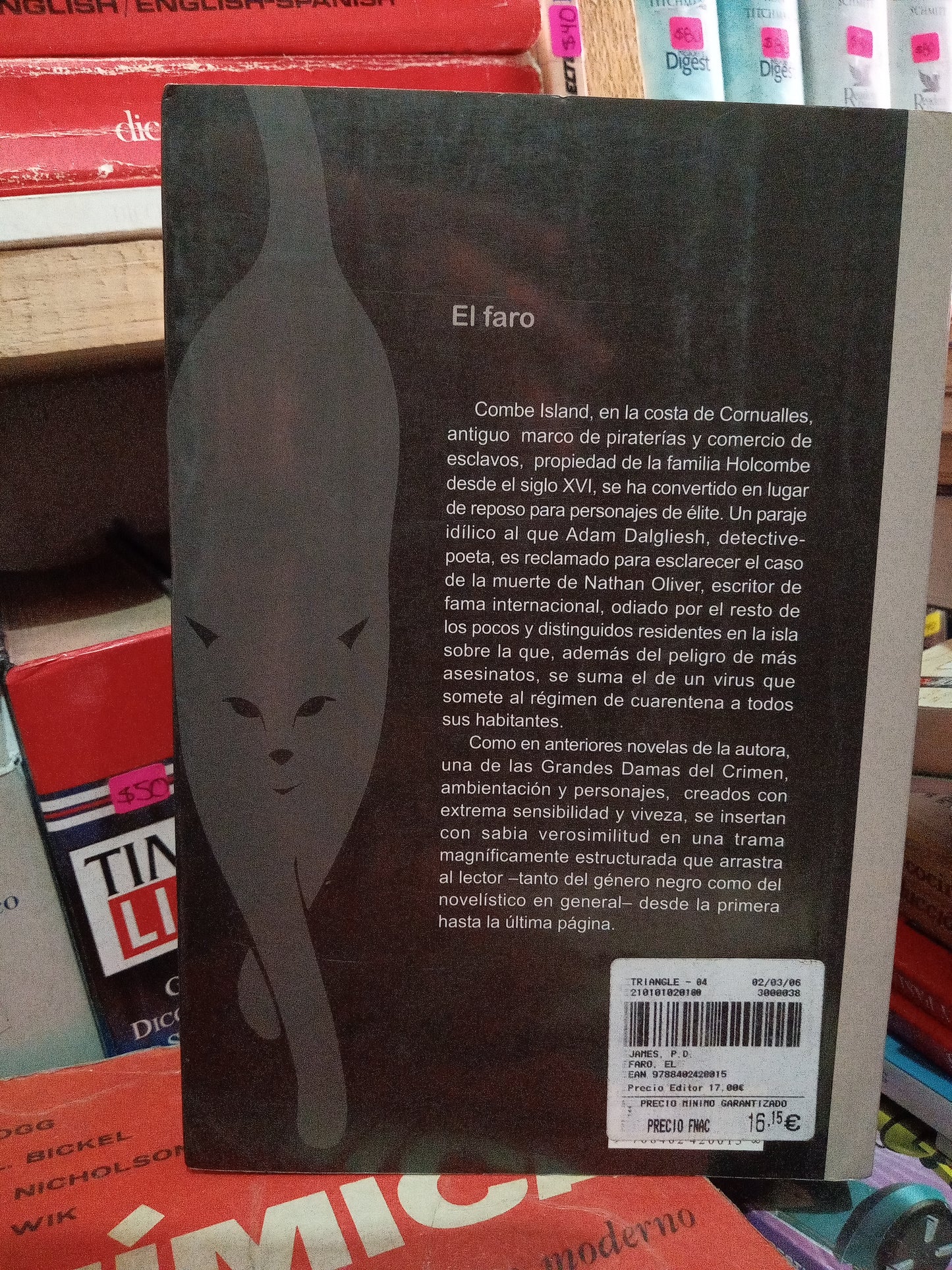 EL FARO P.D JAMES USADO NOVELA LITERARIO #305