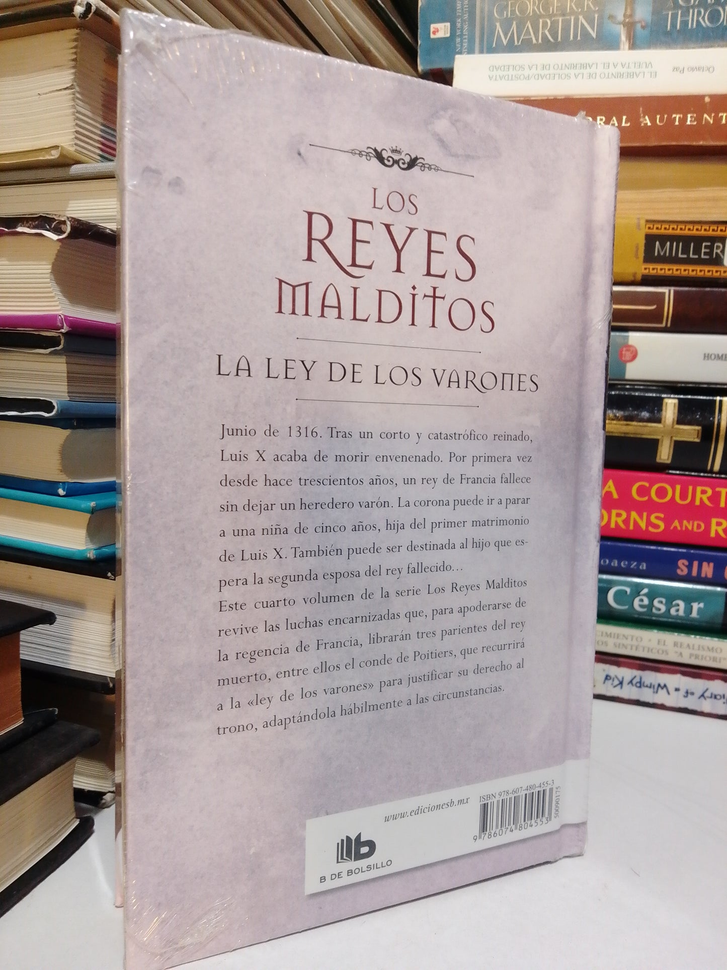 LOS REYES MALDITOS LA LEY DE LOS VARONES POR MAURICE DROUN USADO NOVELA JUÁREZ