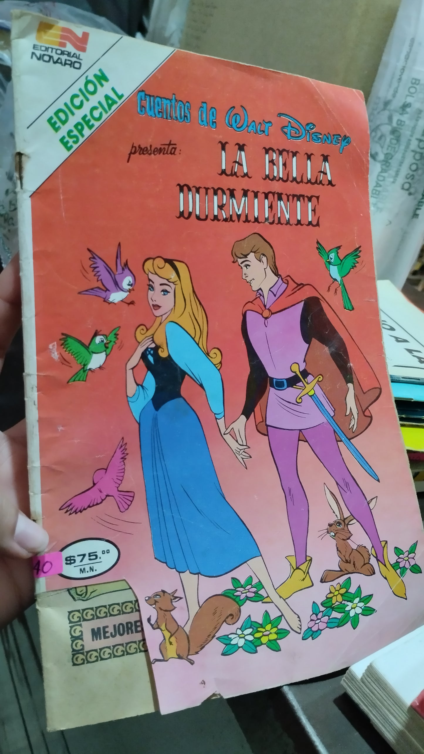 LA BELLA DURMIENTE POR EDITORIAL NOVARO LIBRO USADO INFANTIL ALDAMA