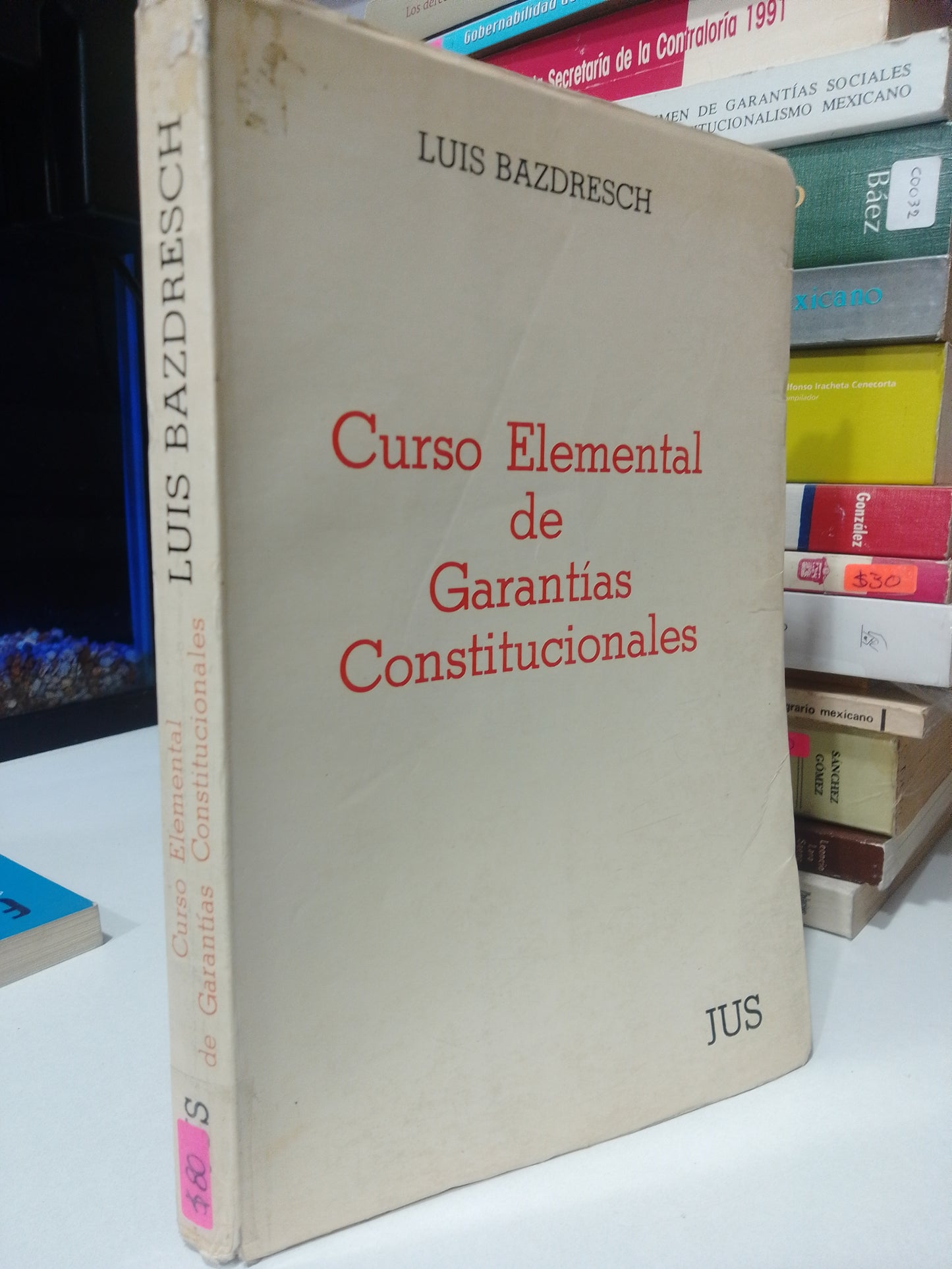 CURSO ELEMENTAL DE GARANTÍAS CONSTITUCIONALES POR LUIS BAZDRESCH USADO DERECHO JUAREZ